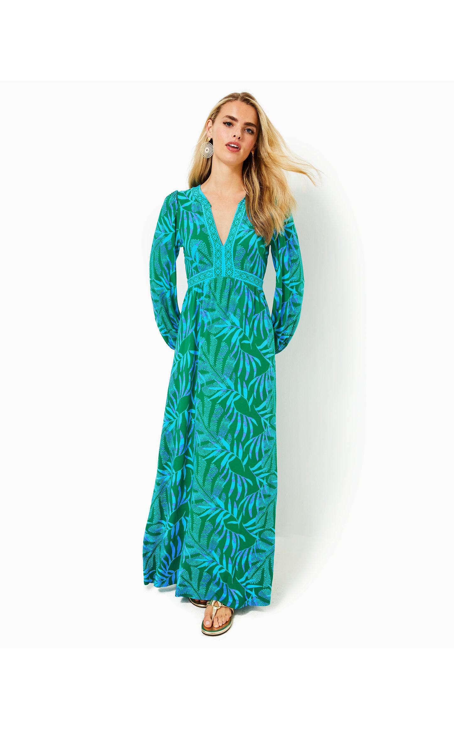 Wexlee Long Sleeve Maxi Dress It's a Jungle Out There