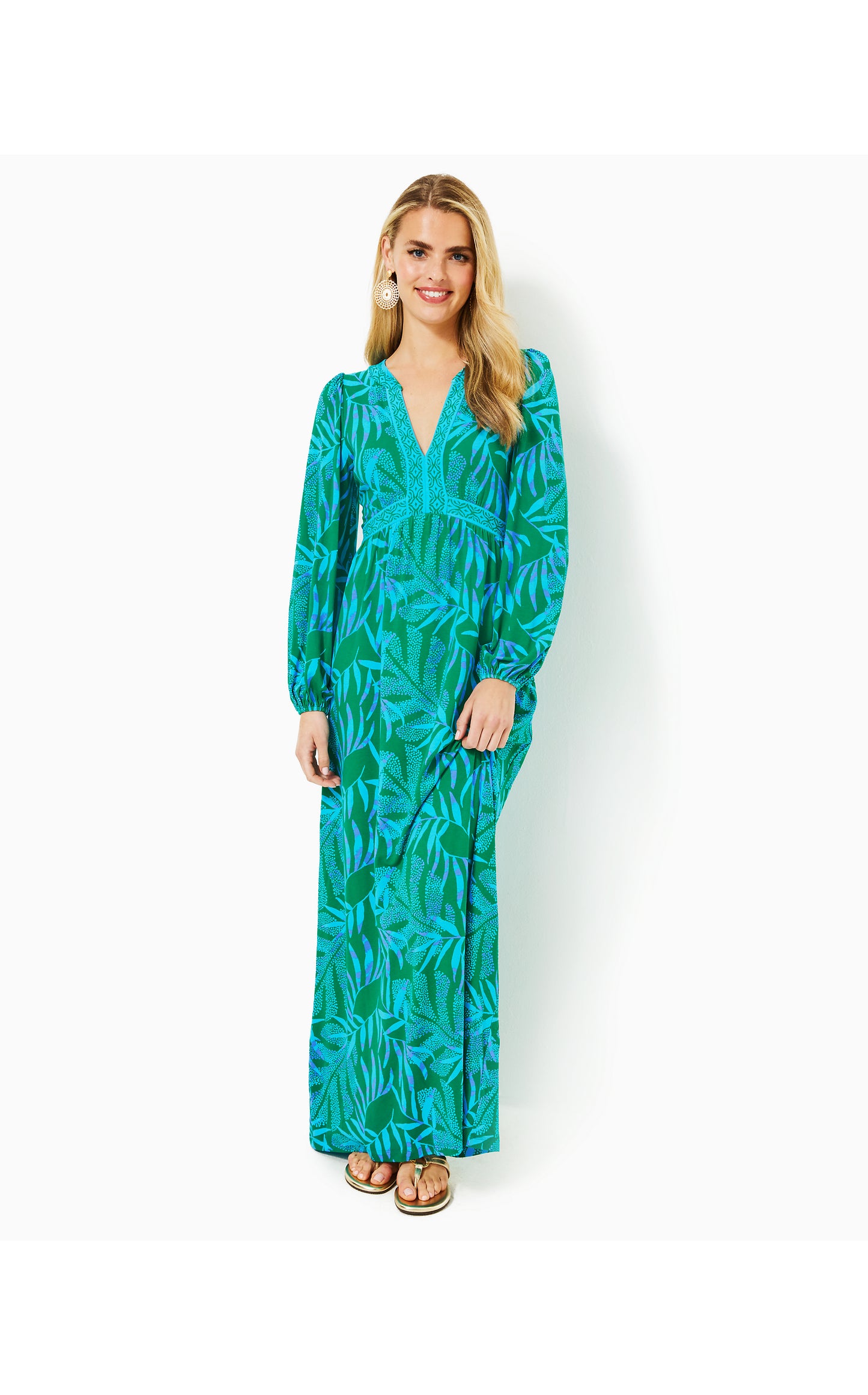 Wexlee Long Sleeve Maxi Dress It's a Jungle Out There