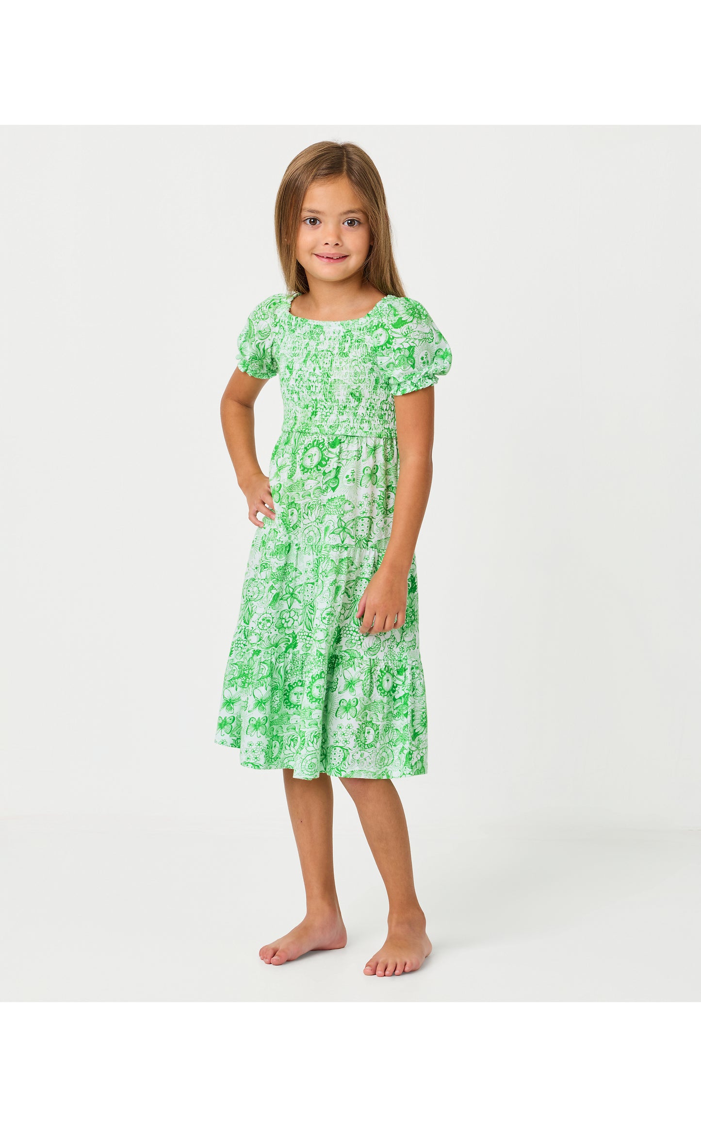 Mini Jilly Midi Dress Lil Fleur De Lilly