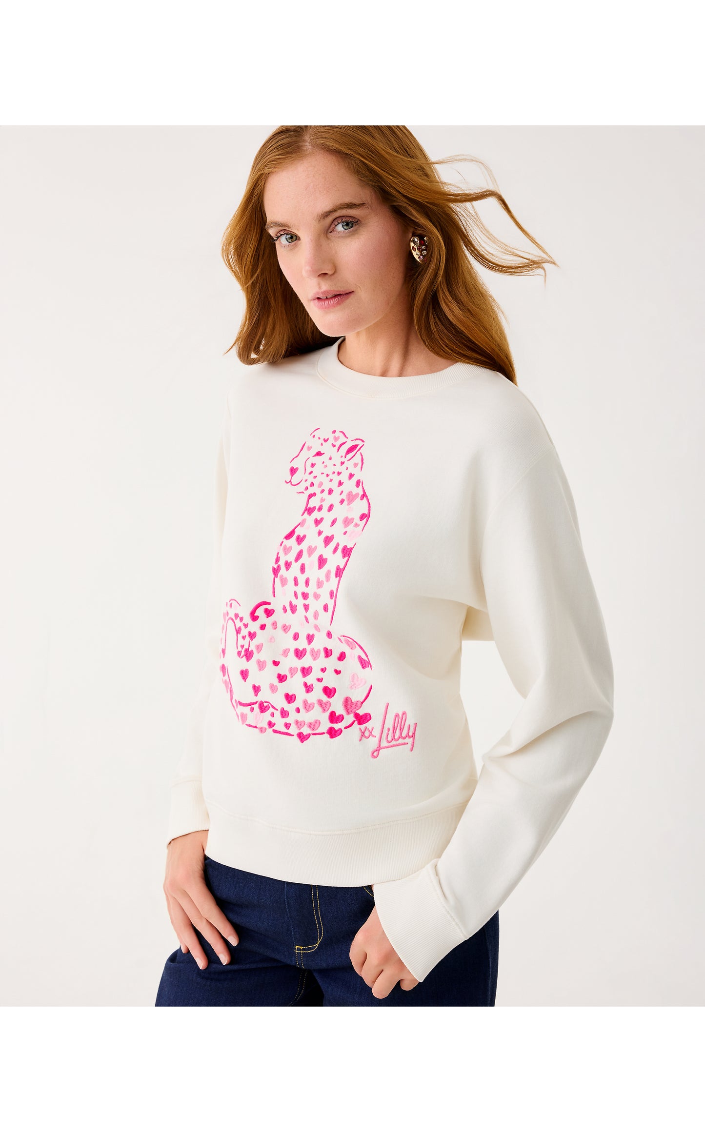 Ballad Long Sleeve Sweatshirt Love Cat