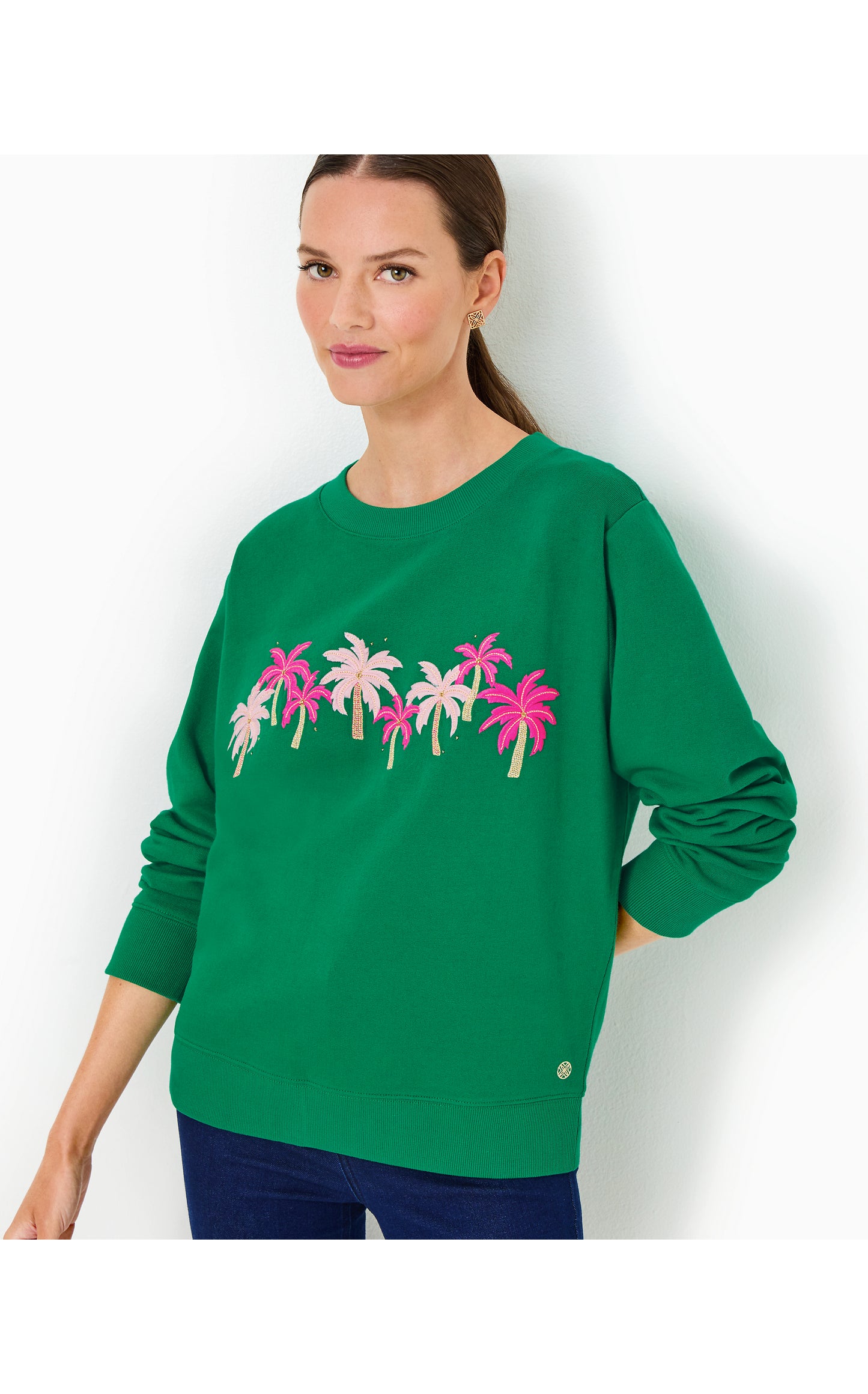 Ballad Long Sleeve Sweatshirt Fiddle Leaf Green