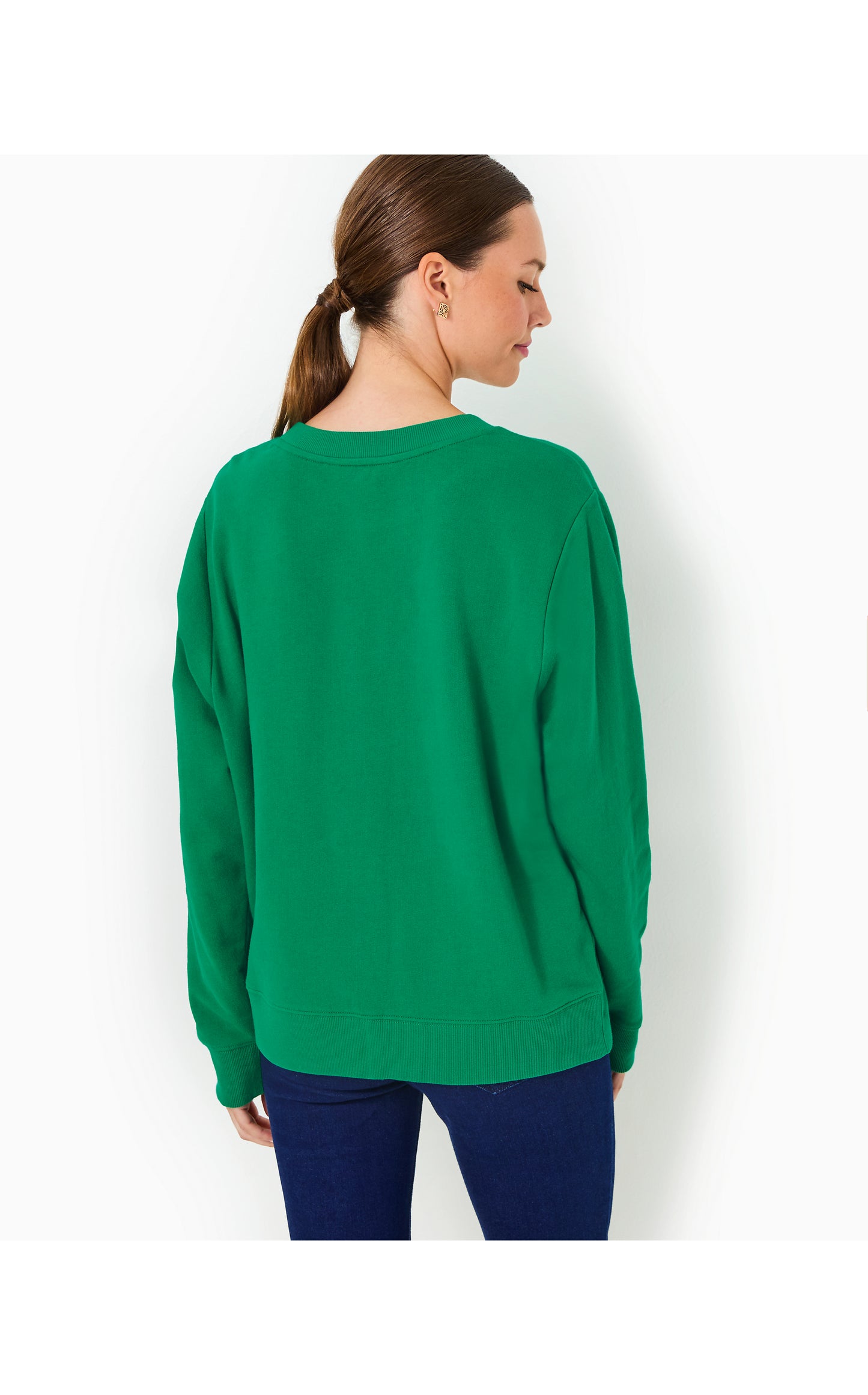 Ballad Long Sleeve Sweatshirt Fiddle Leaf Green