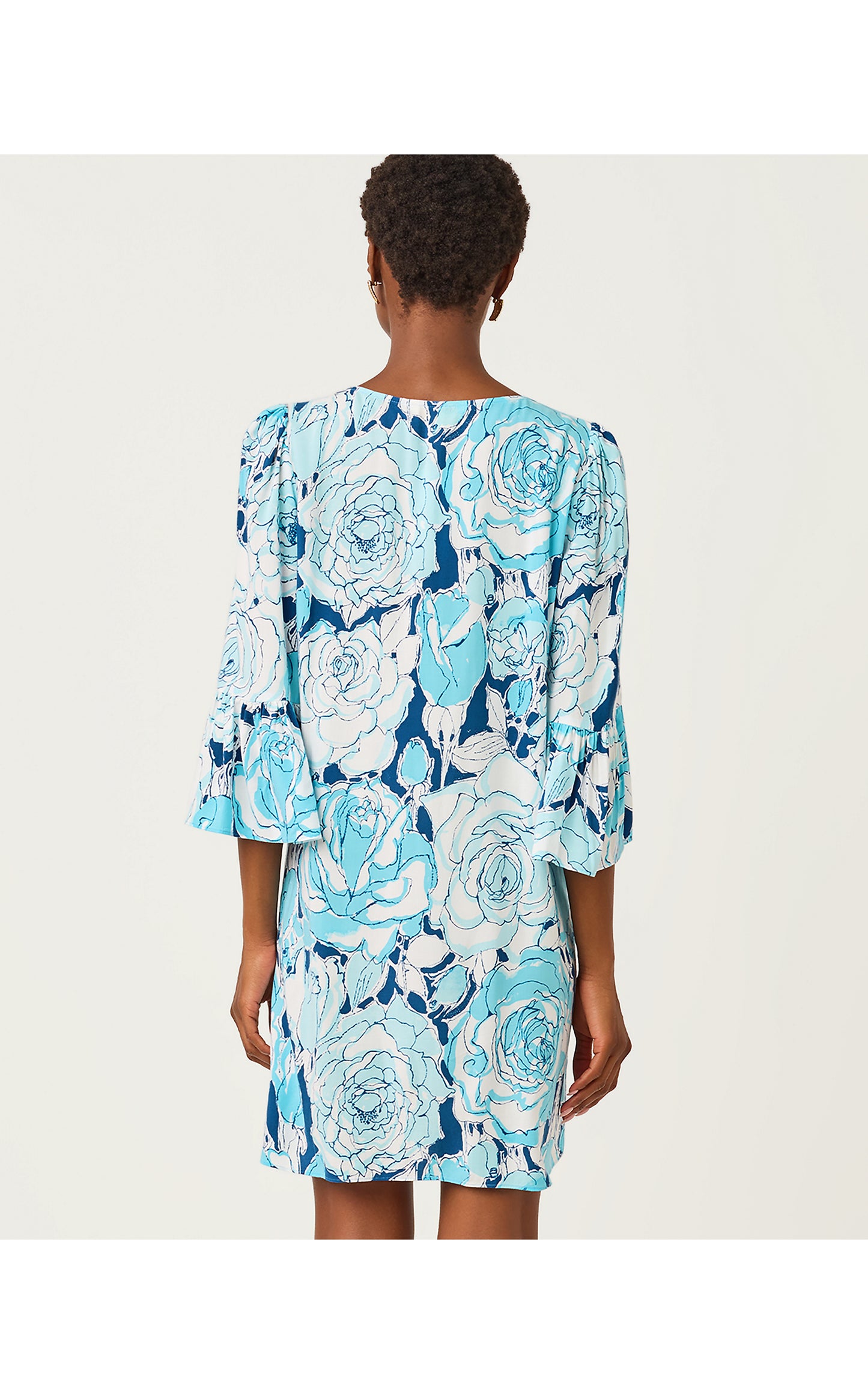 Danika 3/4 Sleeve Tunic Dress Rosanna