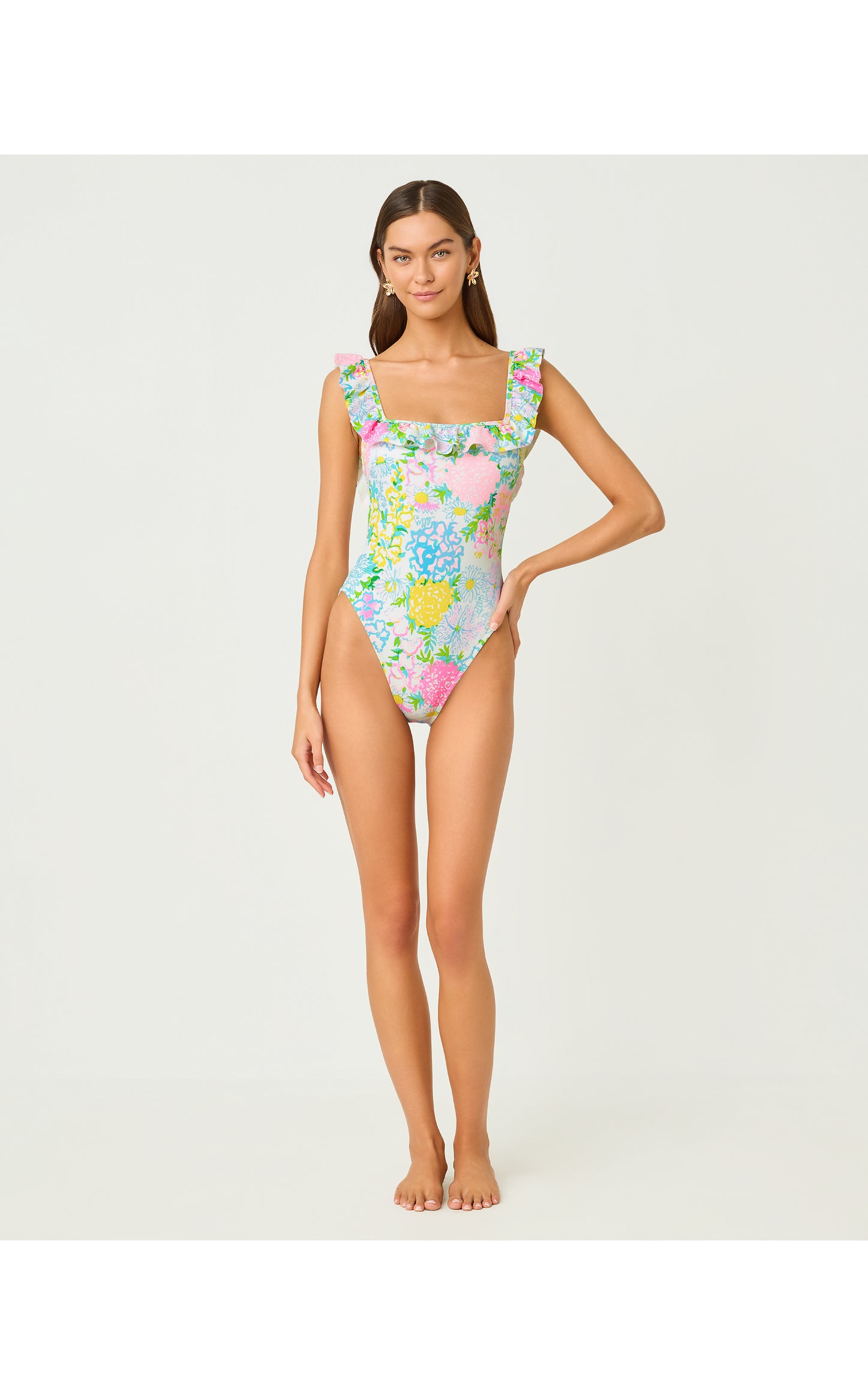 Aemma Ruffle One Piece Lilly Garden