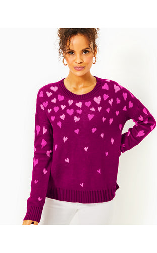 Elizabelle Sweater Ombre Heart