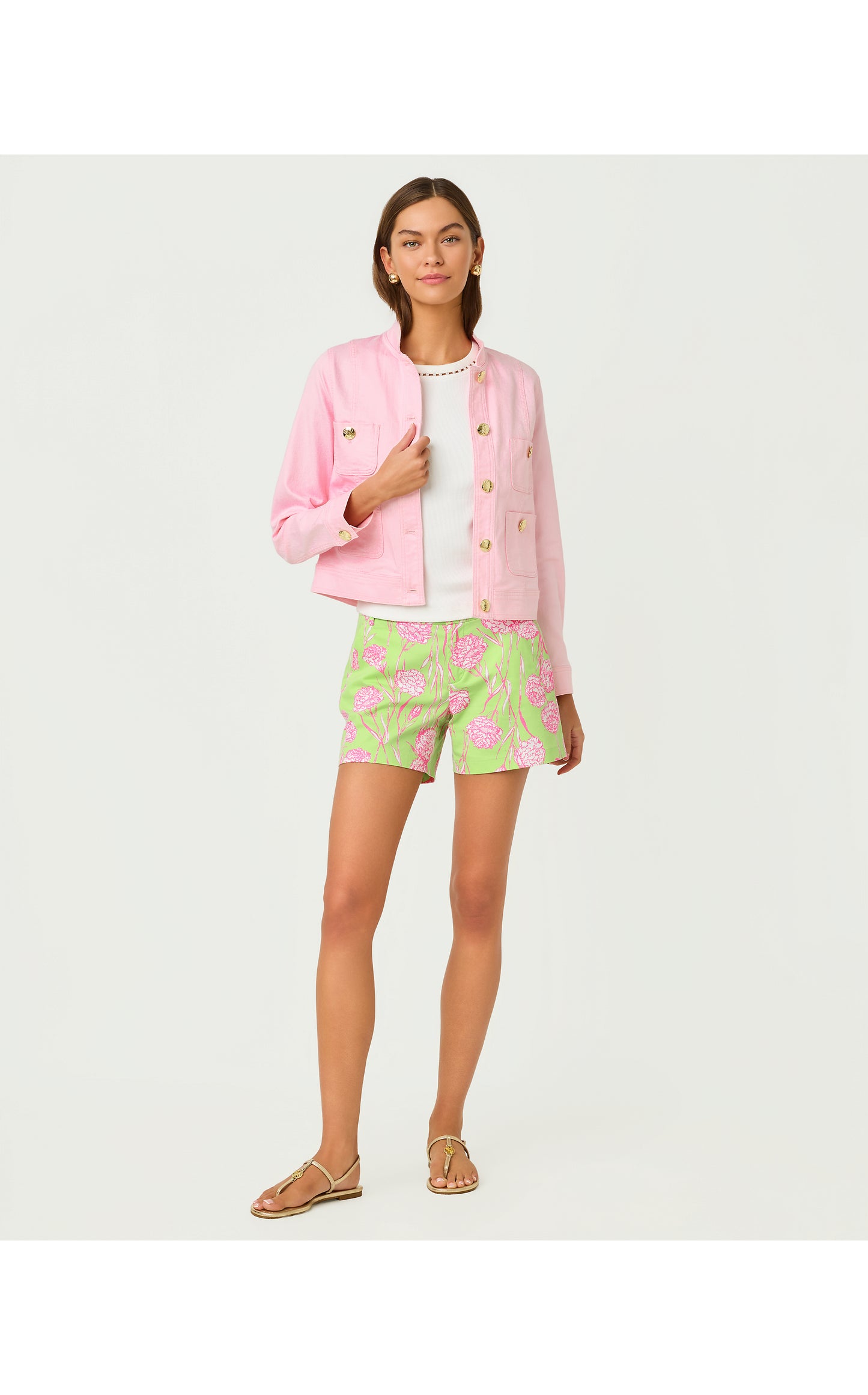 Callahan Mid-Rise Shorts Alina