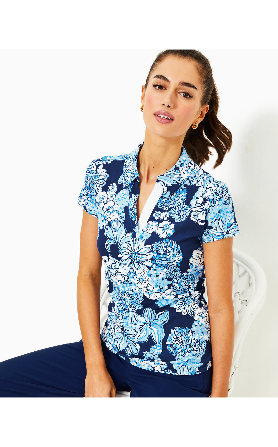 Frida Polo UPF 50+ Bouquet All Day