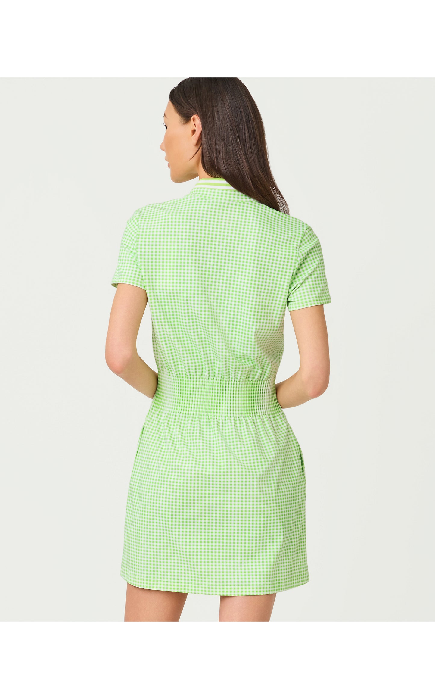 Love Active Dress UPF 50+ Pistachio Macaron Lil Check It Gingham