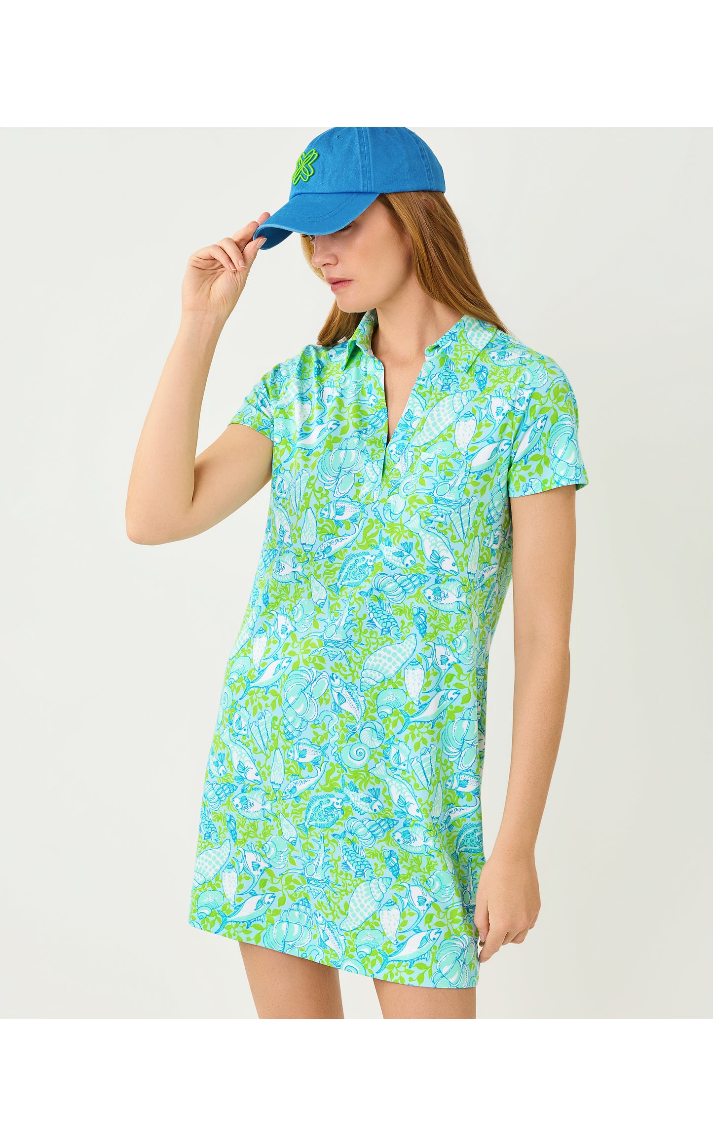 Dune UPF 50+ Short Sleeve Dress Throw Me a Line