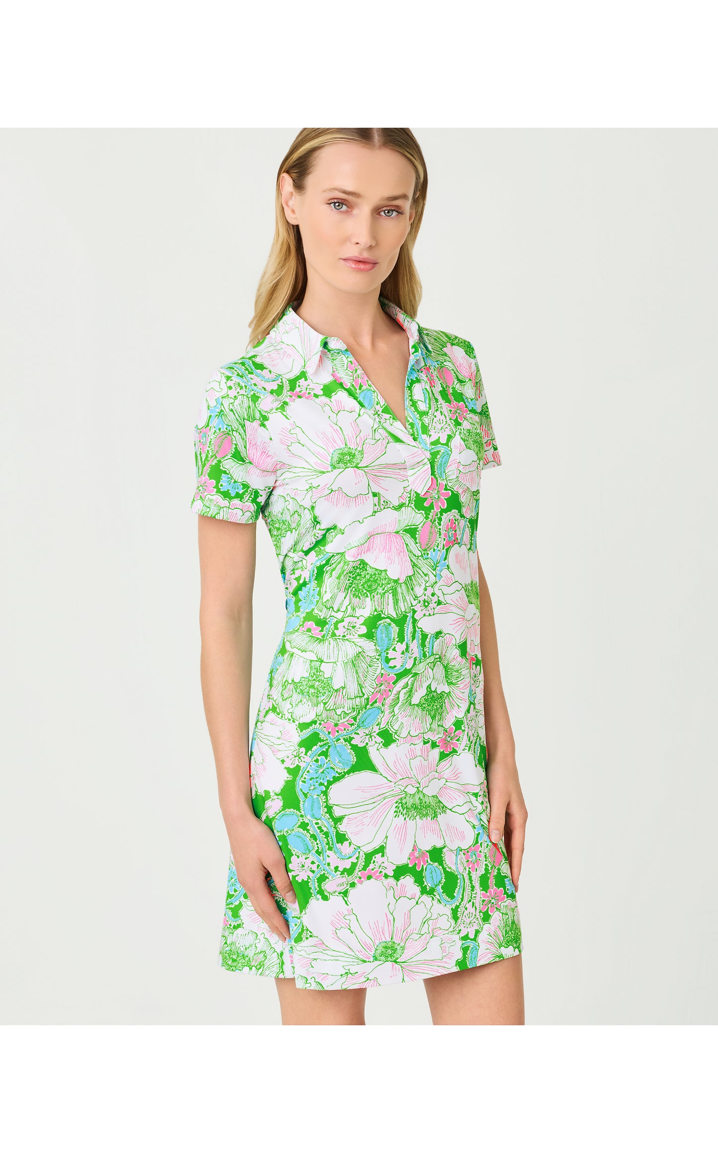 Dune UPF 50+ Short Sleeve Dress Poppyland