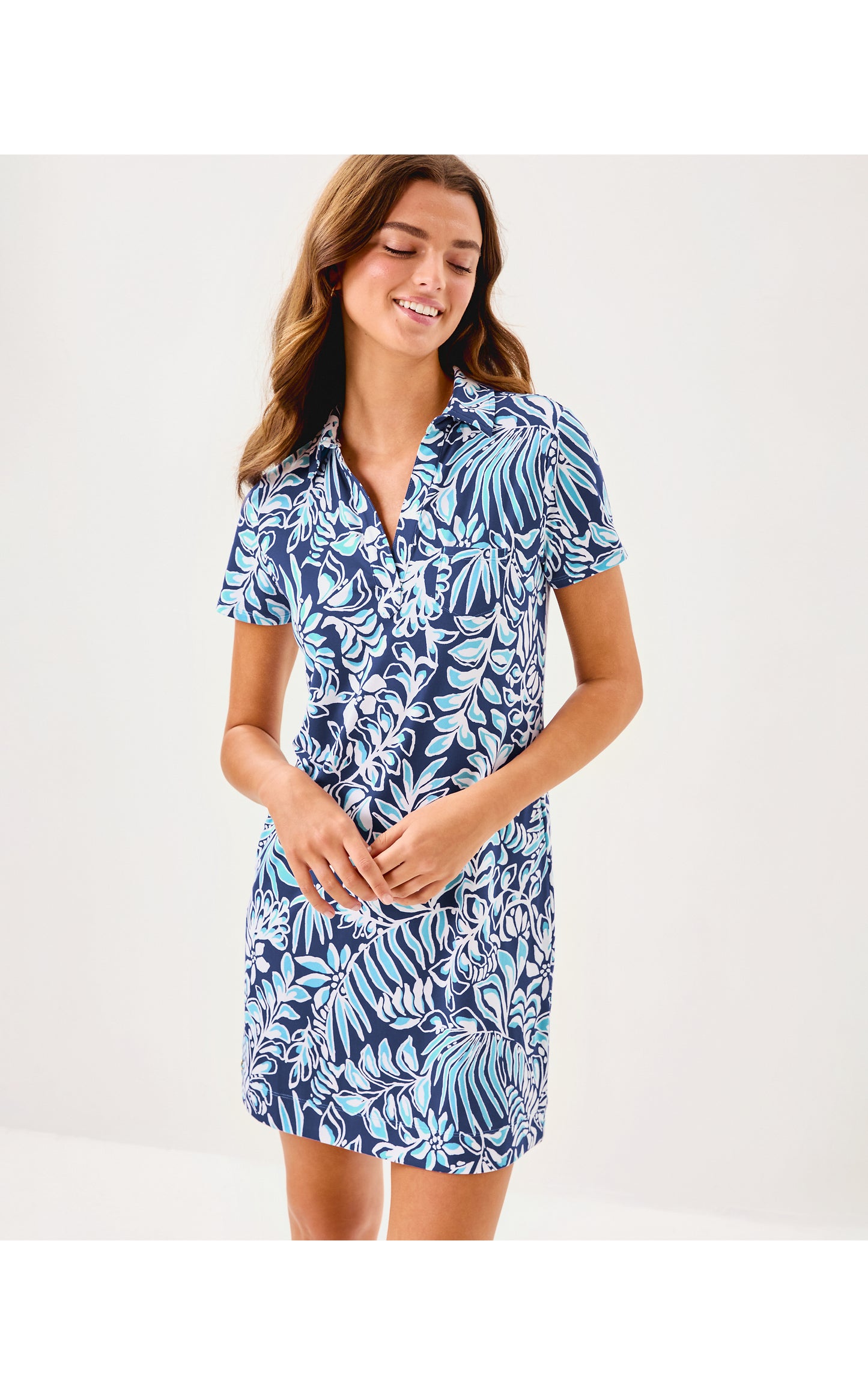 Dune UPF 50+ Short Sleeve Dress Summer Shorelines