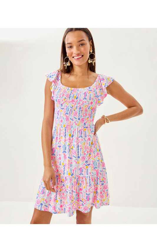 Jilly Smocked Dress Summer Serenade