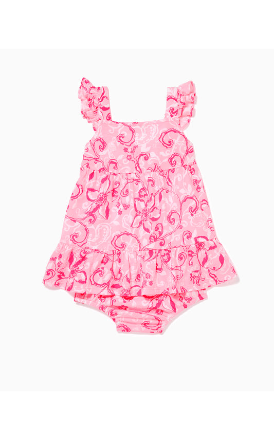 Charlize Infant Dress Flamingle Garden