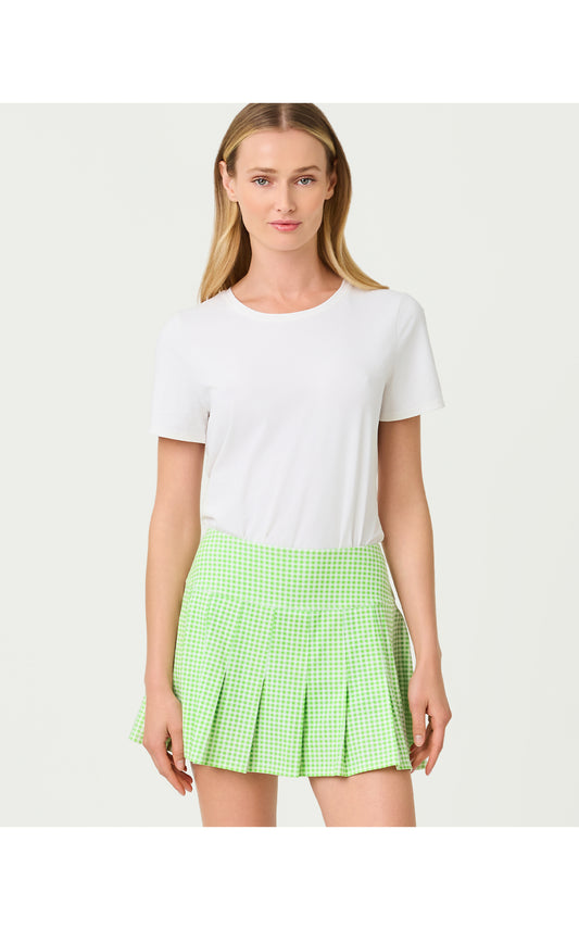 Annora Skort UPF 50+ Pistachio Macaron Lil Check It Gingham