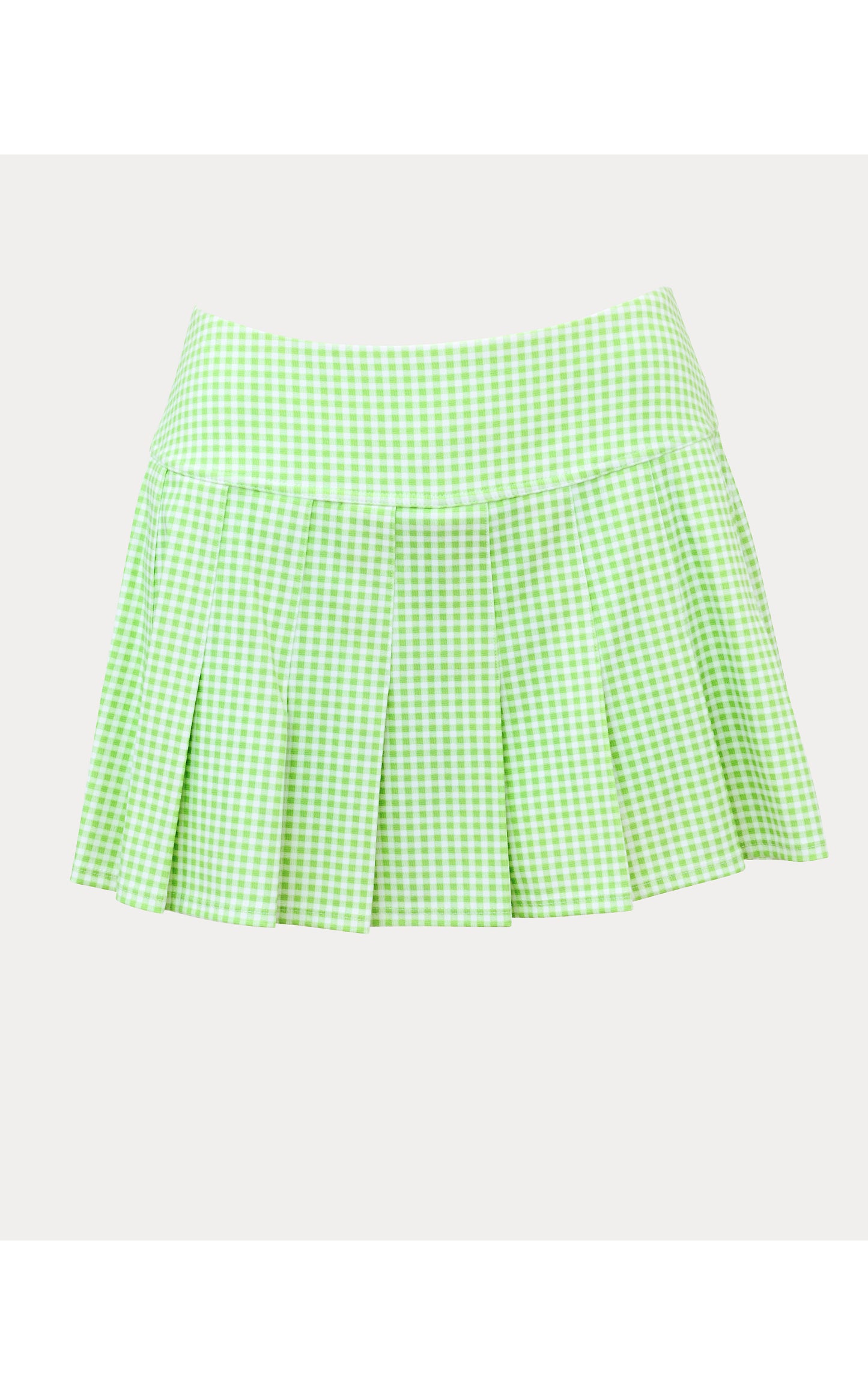 Annora Skort UPF 50+ Pistachio Macaron Lil Check It Gingham