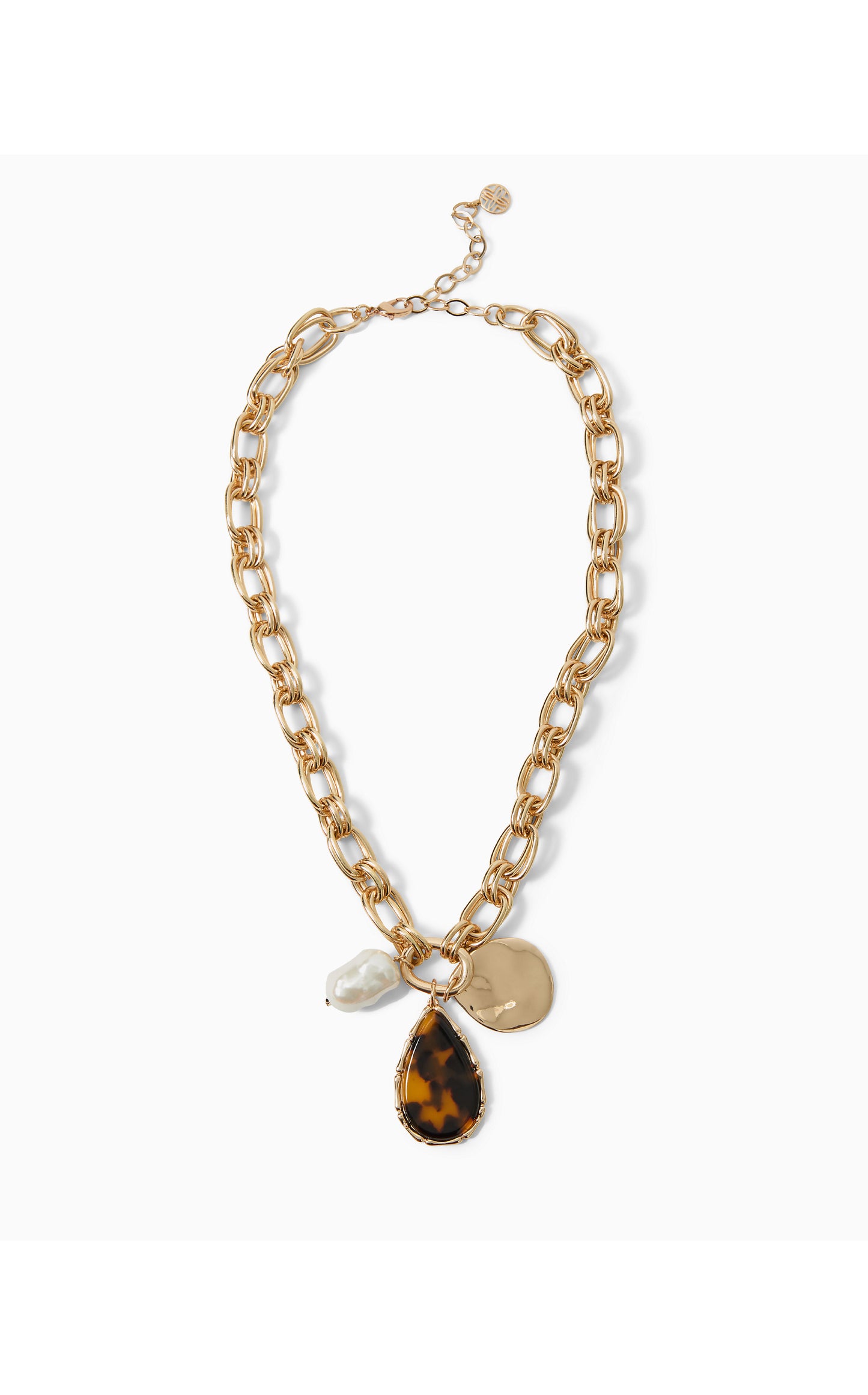 Safari Party Necklace Brown Tortoise