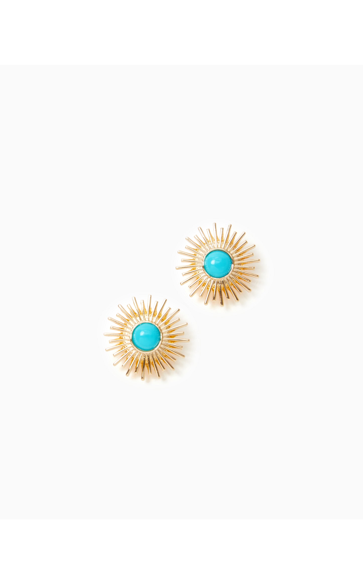 Sunshine Jungle Earrings Breezy Aqua