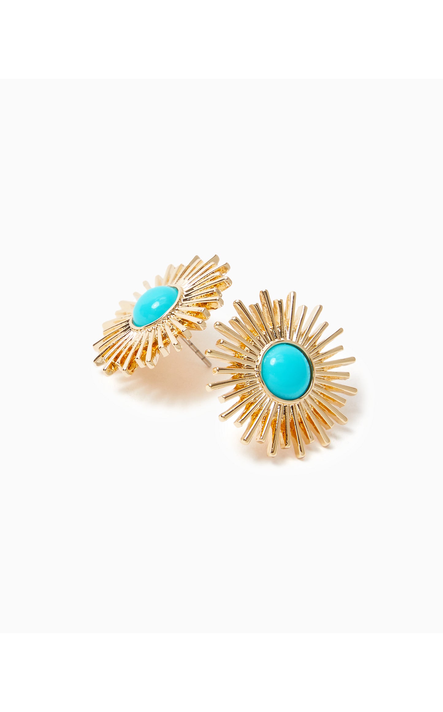 Sunshine Jungle Earrings Breezy Aqua