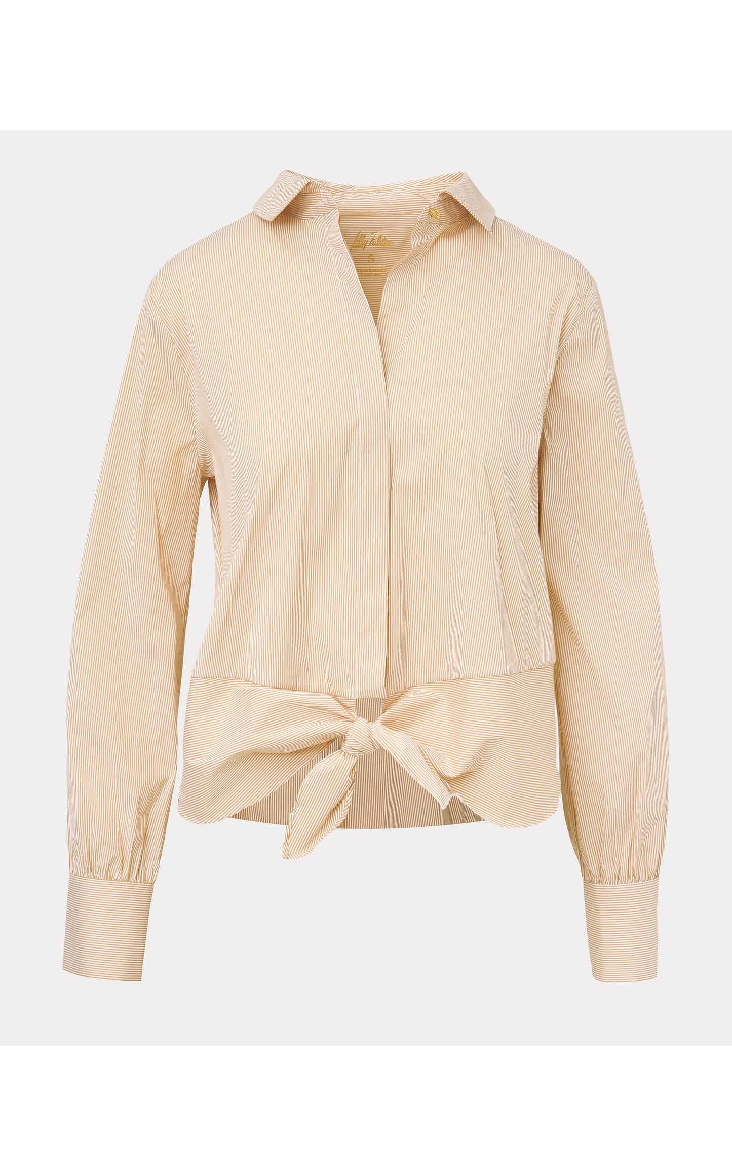 The Tie Lilly Shirt Iced Latte