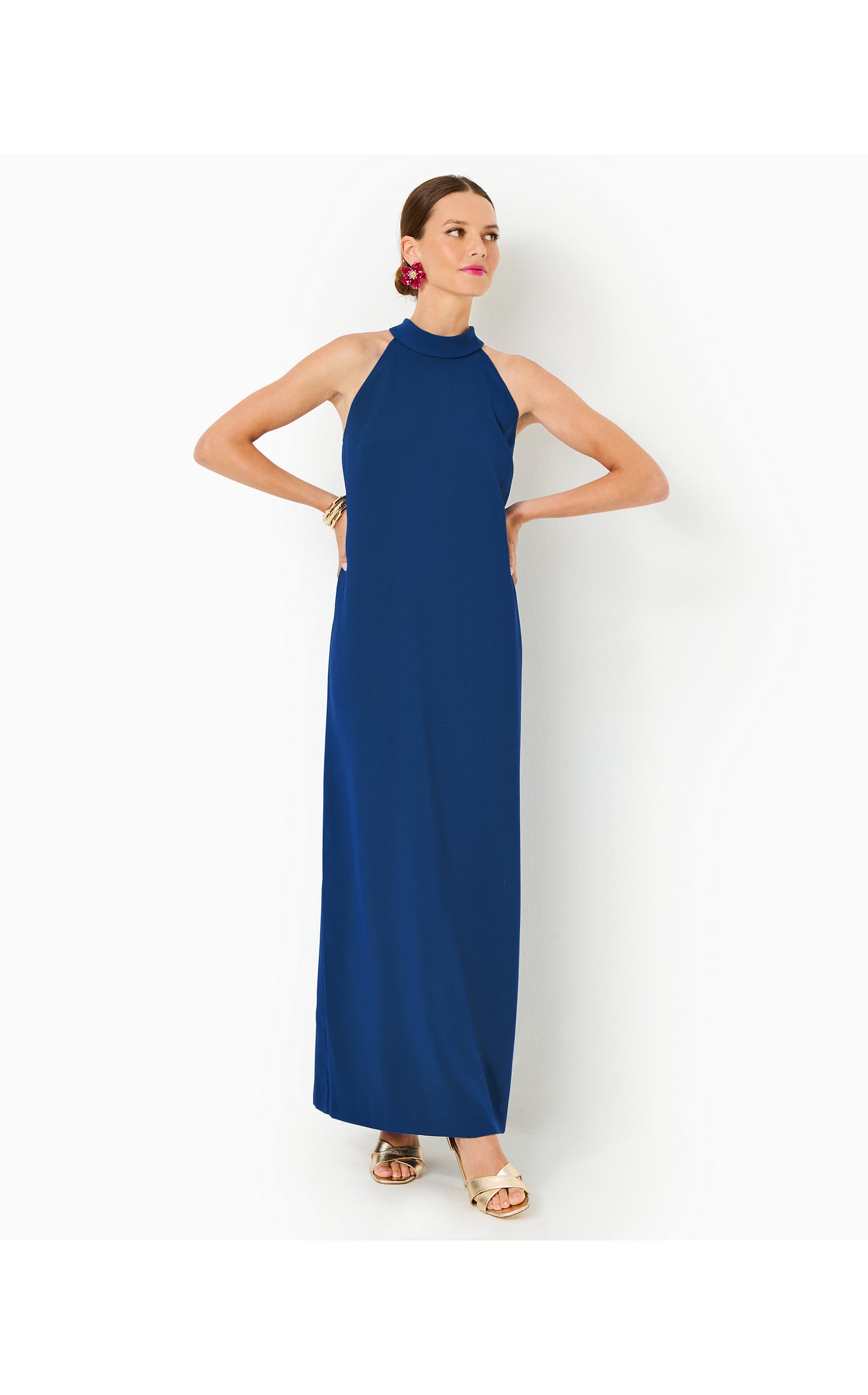 Alaric Maxi Dress Blue Med