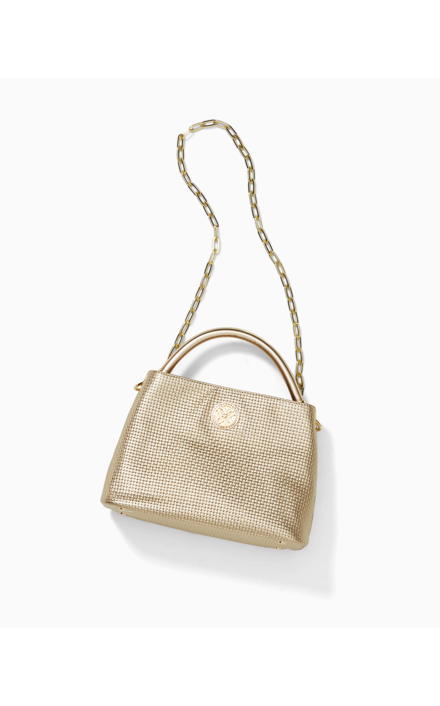 Vivette Top Handle Bag Gold Metallic