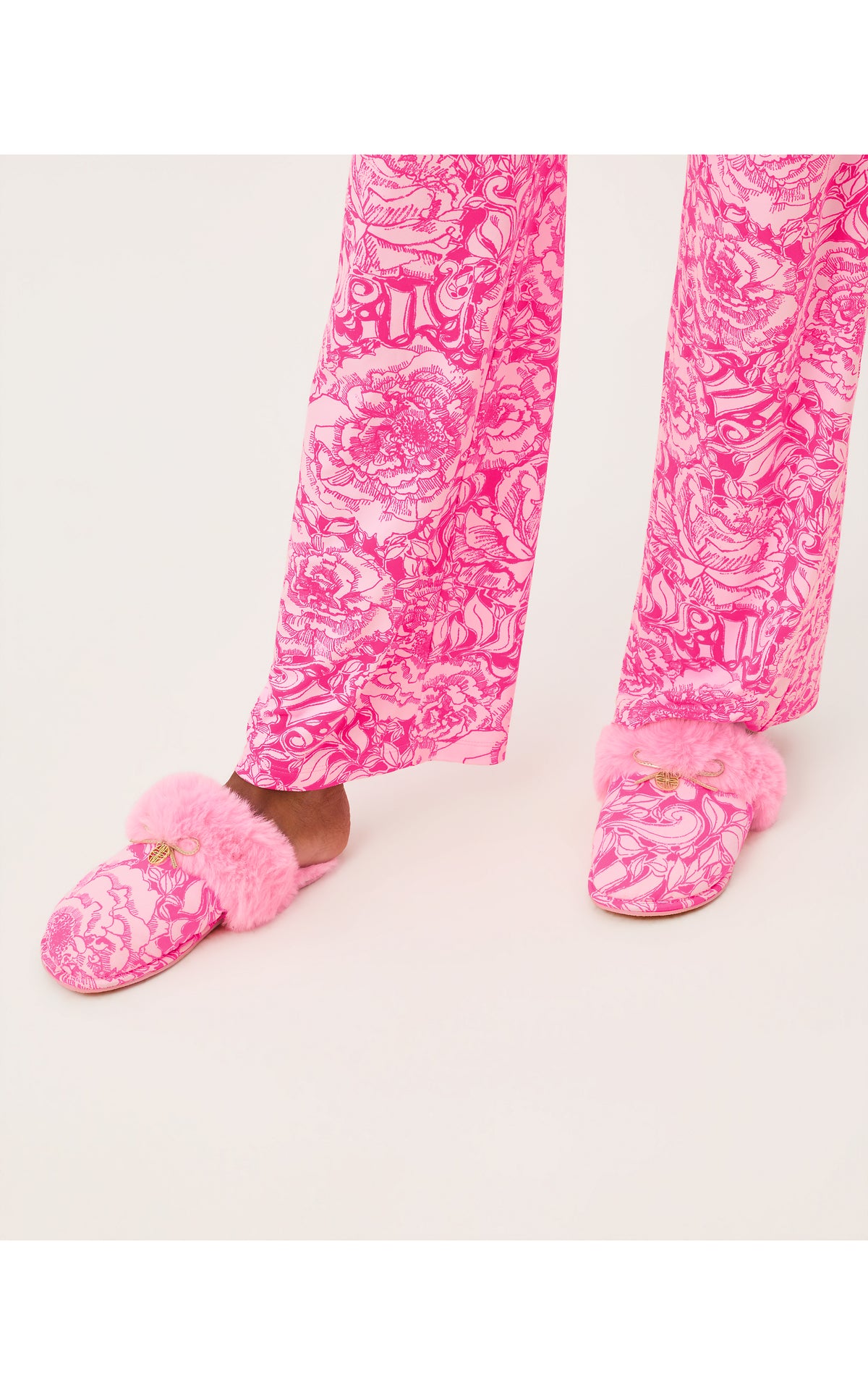 Harte Bow Slipper A Rose By