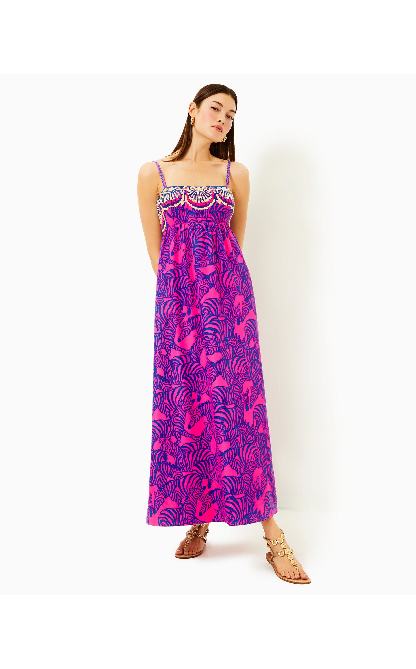 Bernadetta Maxi Dress Pink Wild