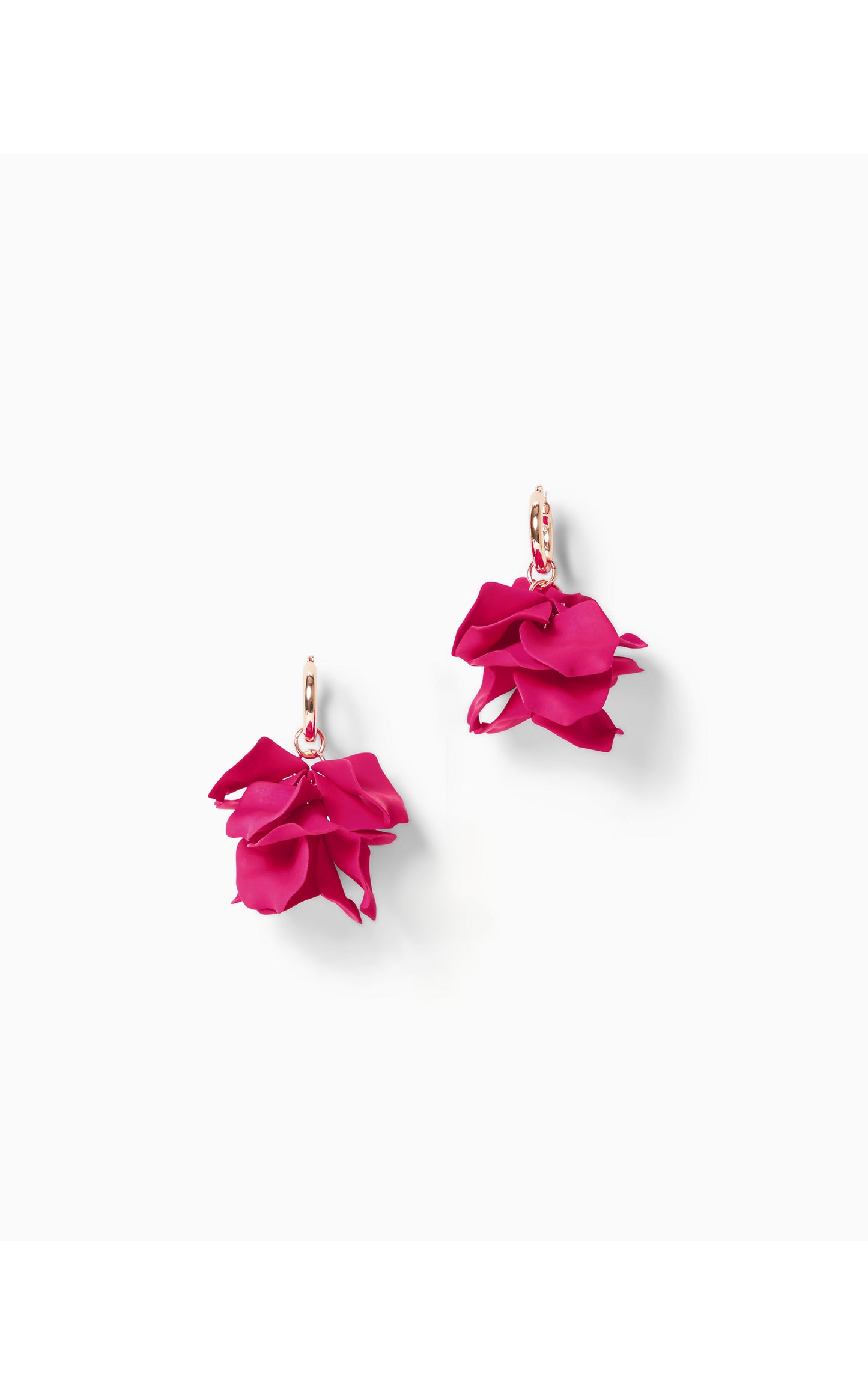 Fine Vine Earrings Raspberry