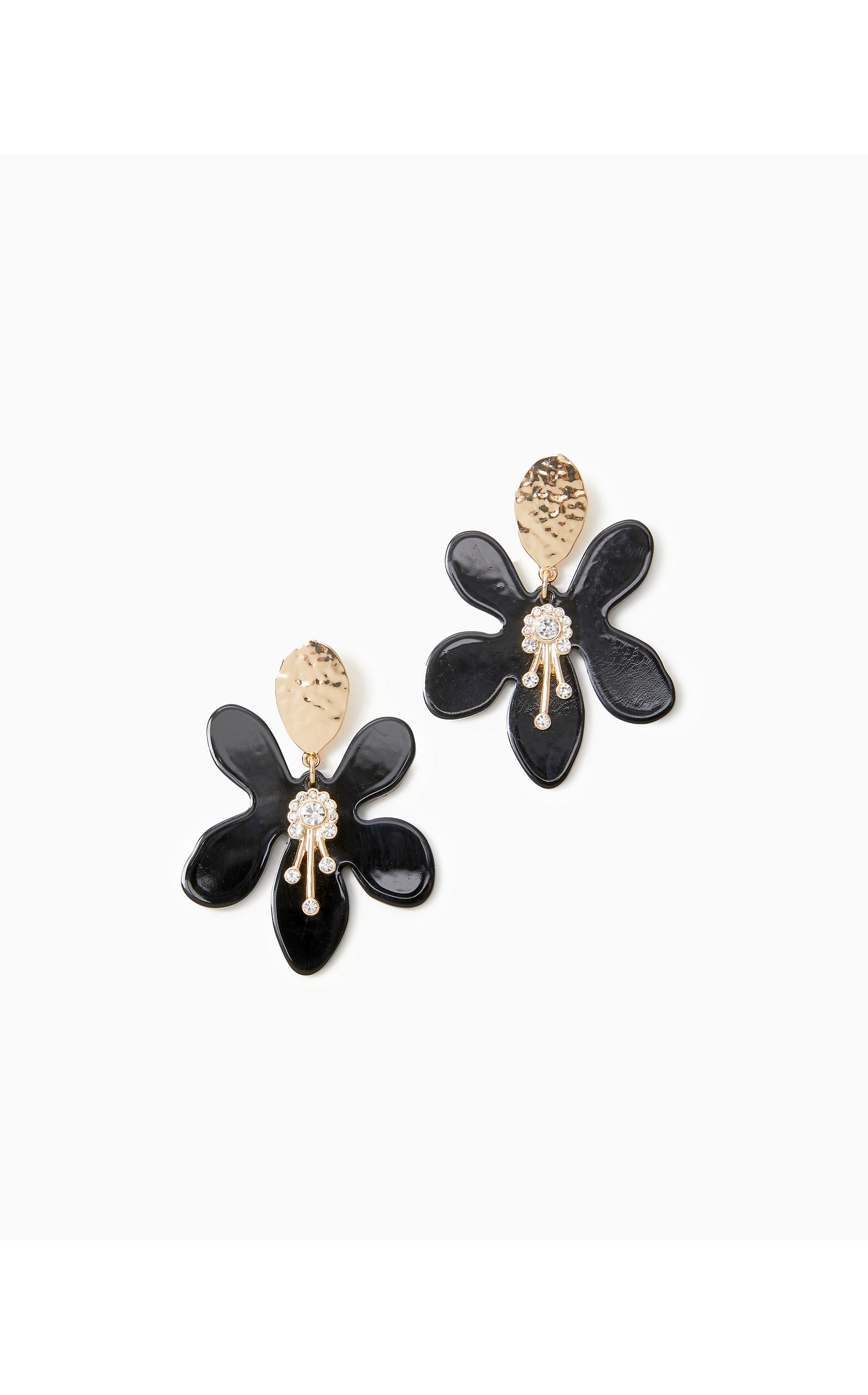 In a Flutter Earring Noir