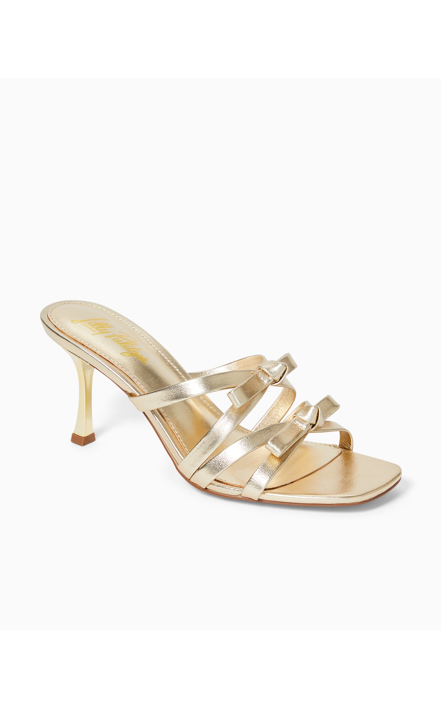 Wanda Slide Sandal Gold Metallic