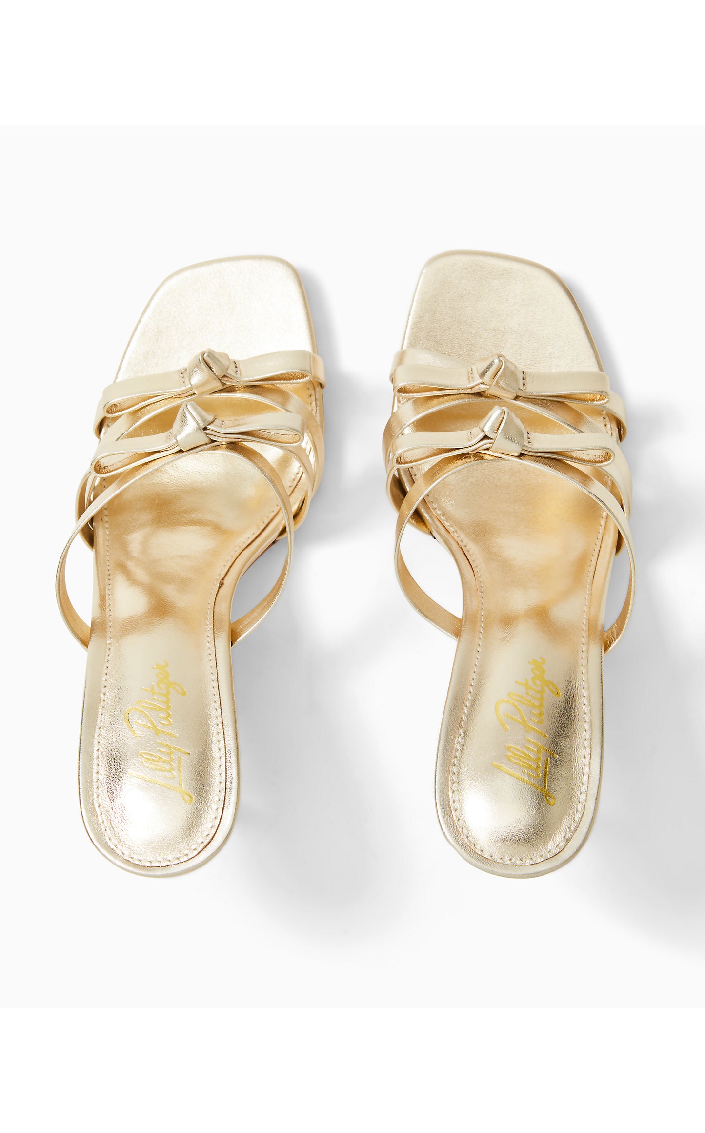 Wanda Slide Sandal Gold Metallic