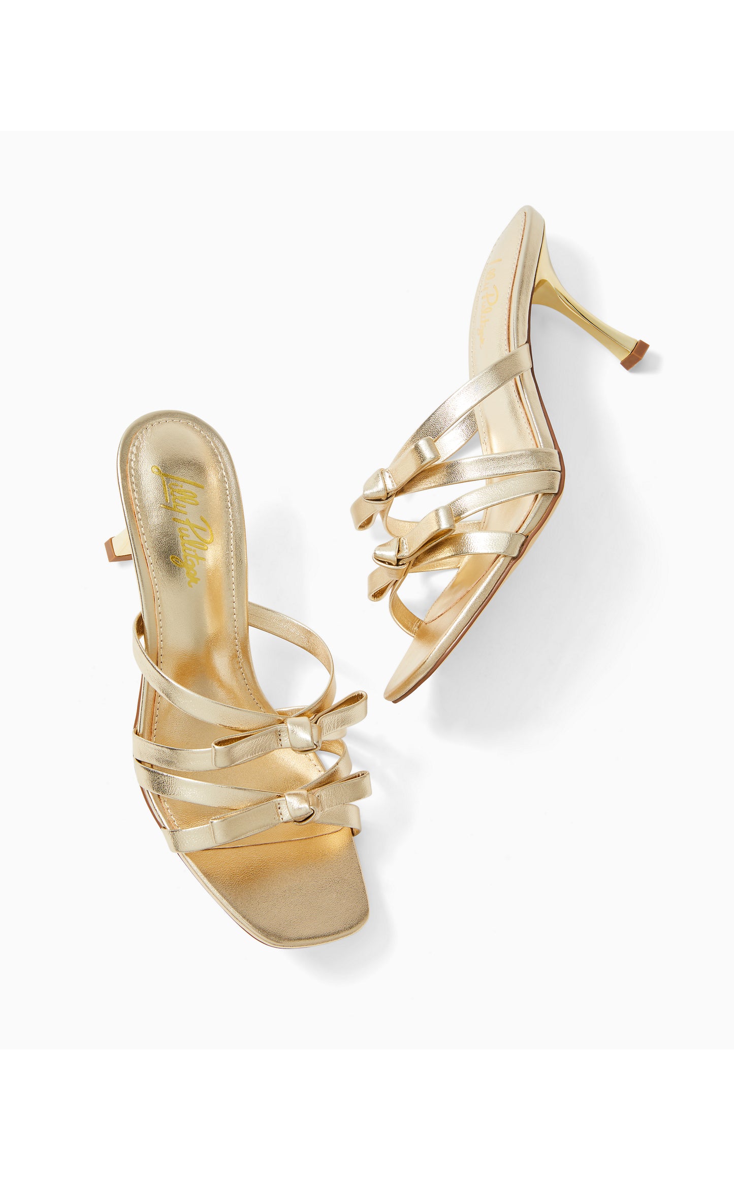 Wanda Slide Sandal Gold Metallic