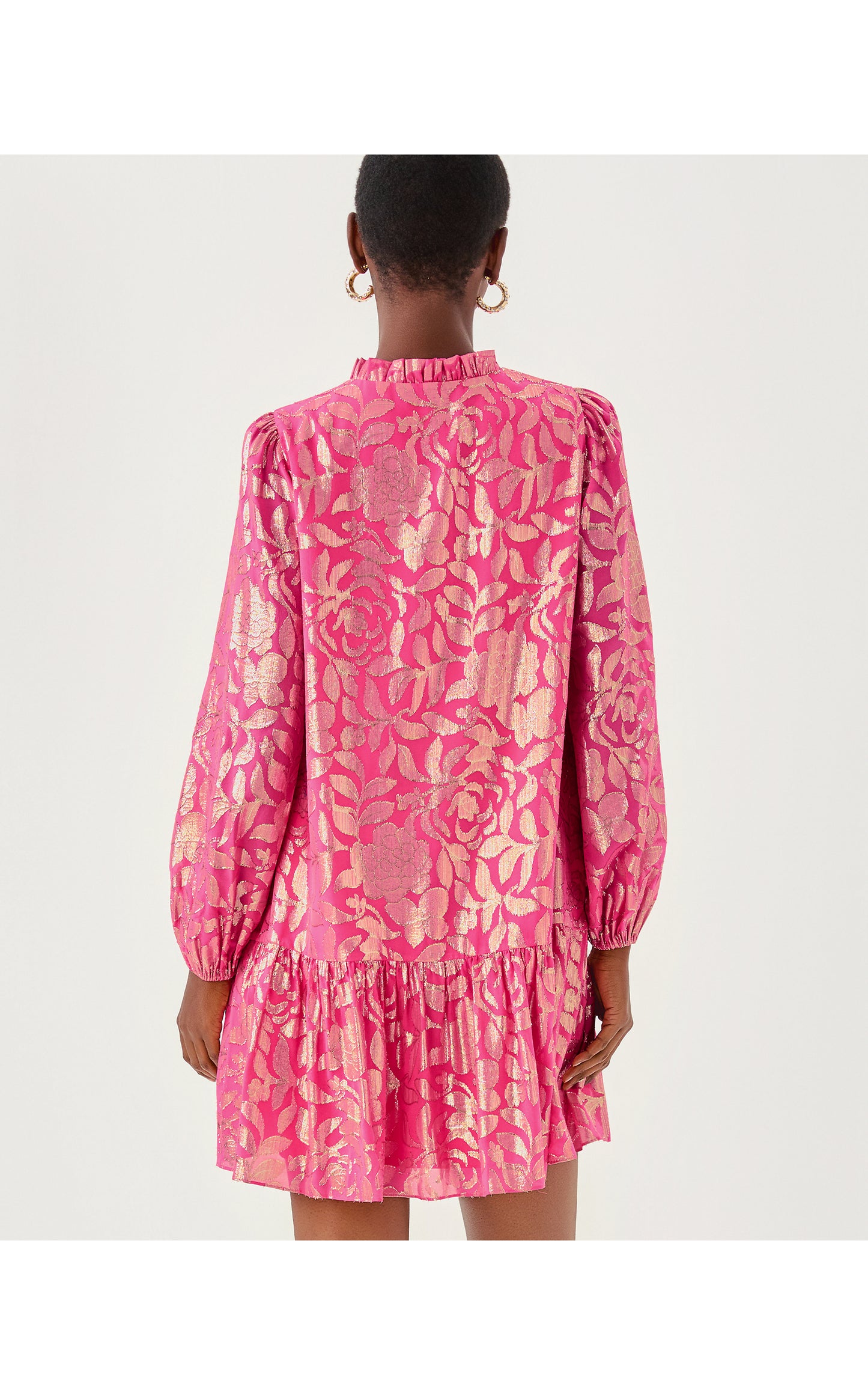 Evaline Dress Sun Shell Pink