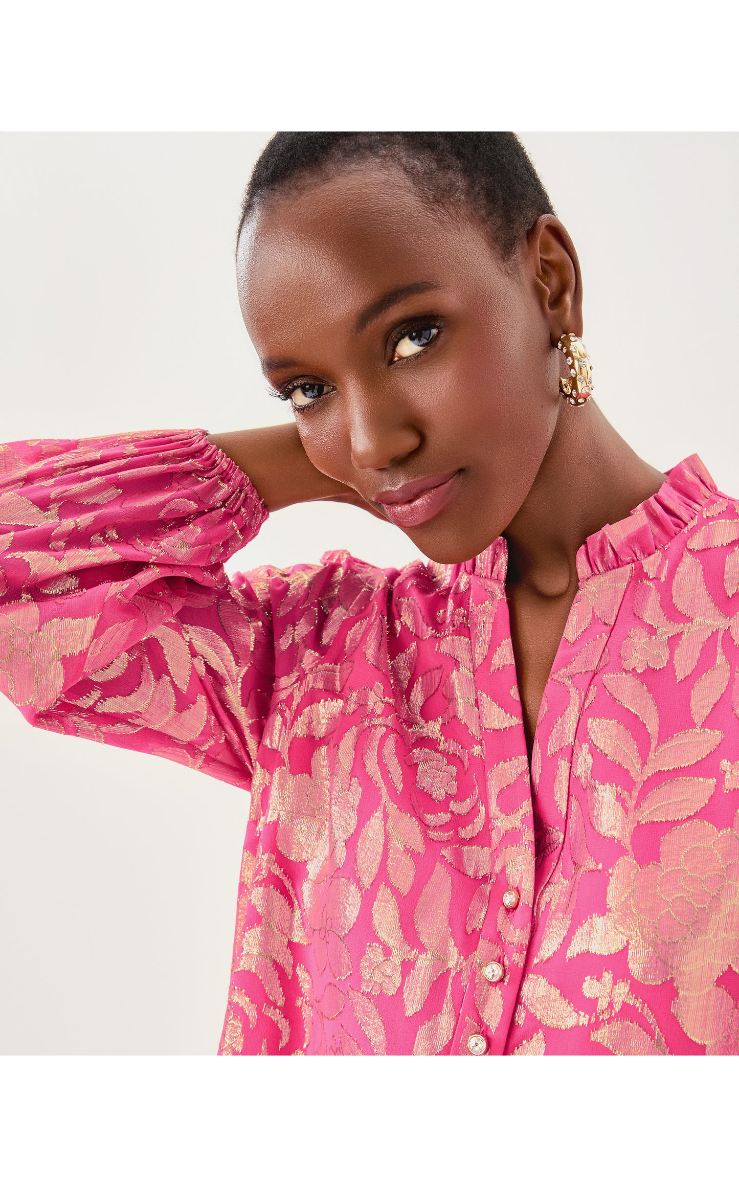 Evaline Dress Sun Shell Pink