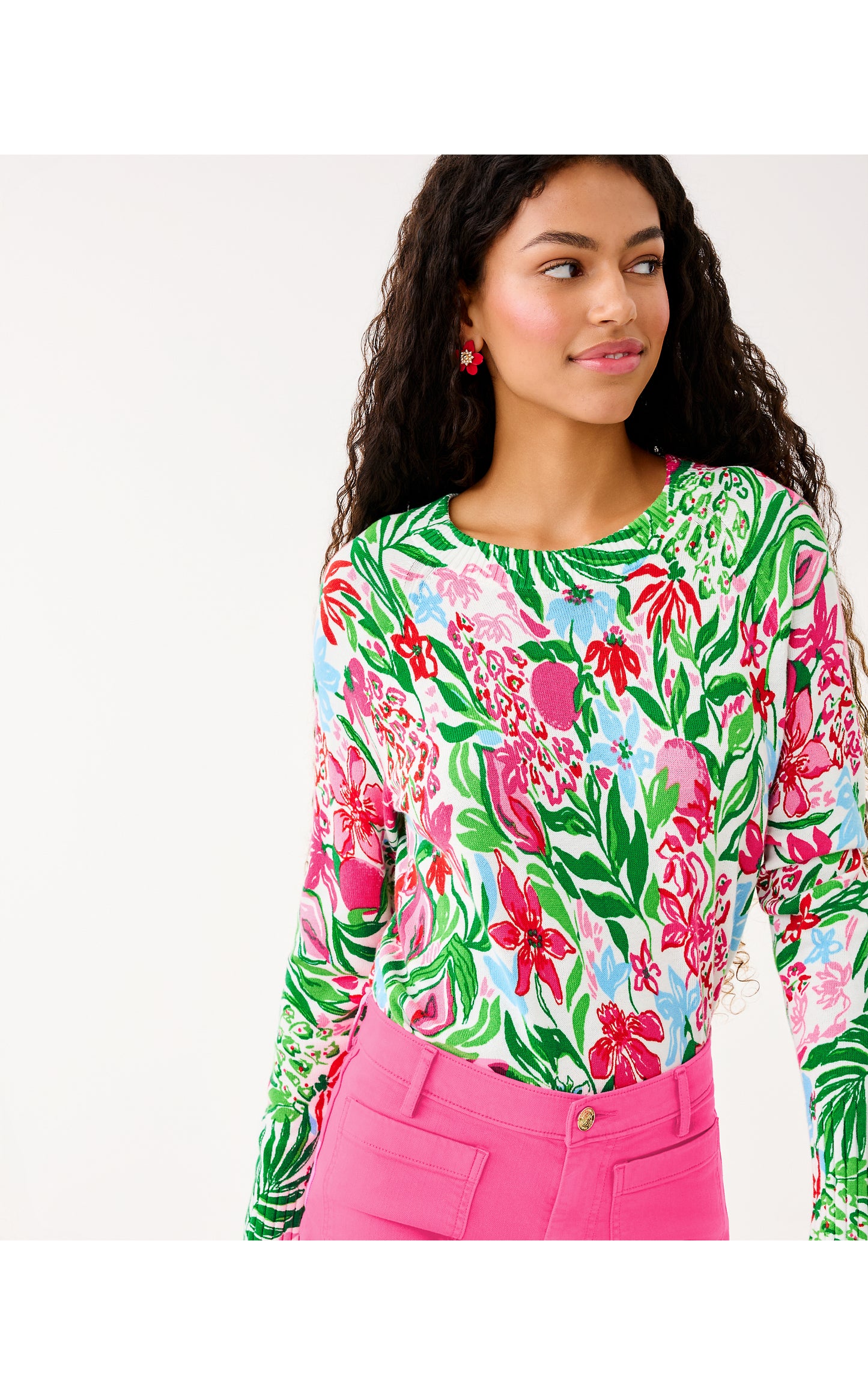 Salima Sweater Glowing Gardens