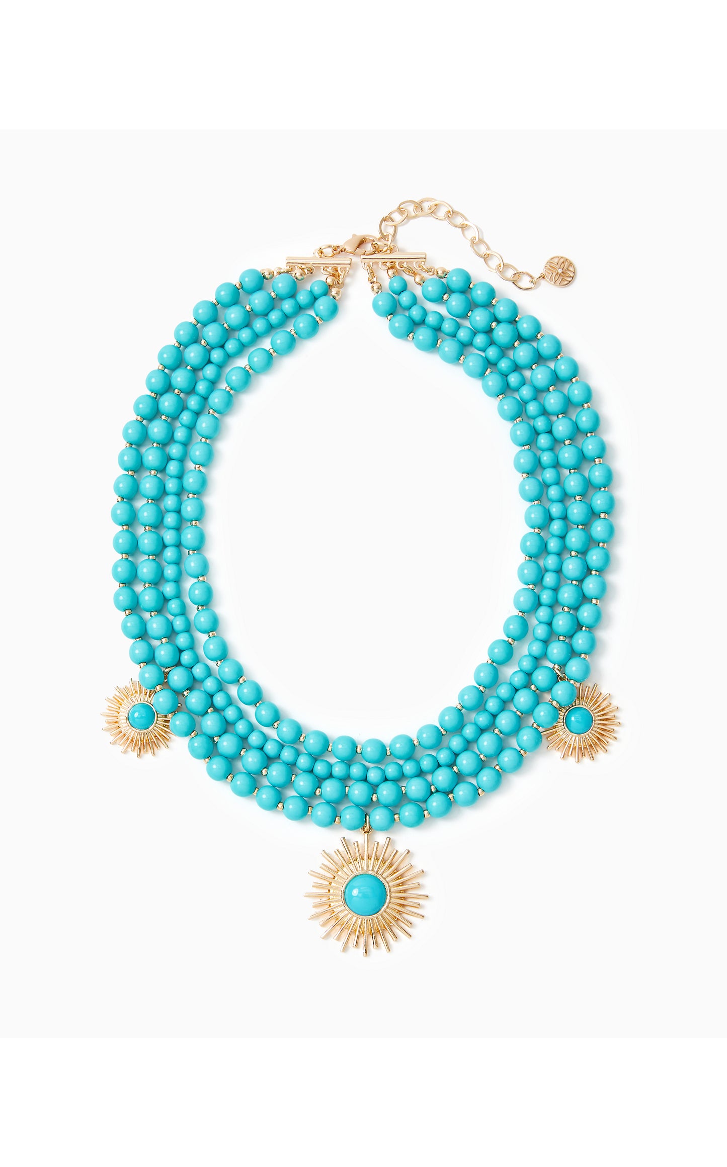 Sunshine Jungle Necklace Breezy Aqua