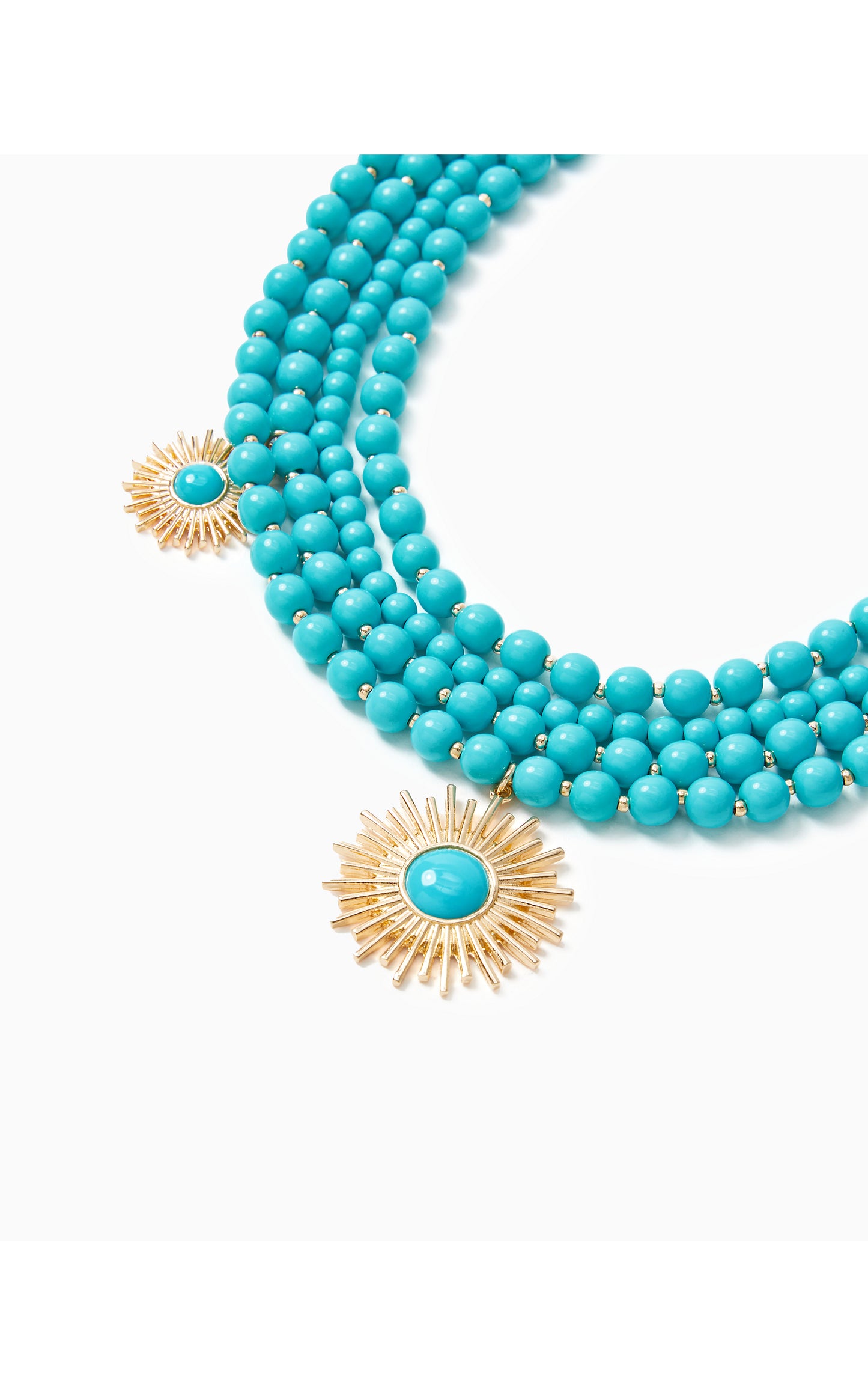 Sunshine Jungle Necklace Breezy Aqua