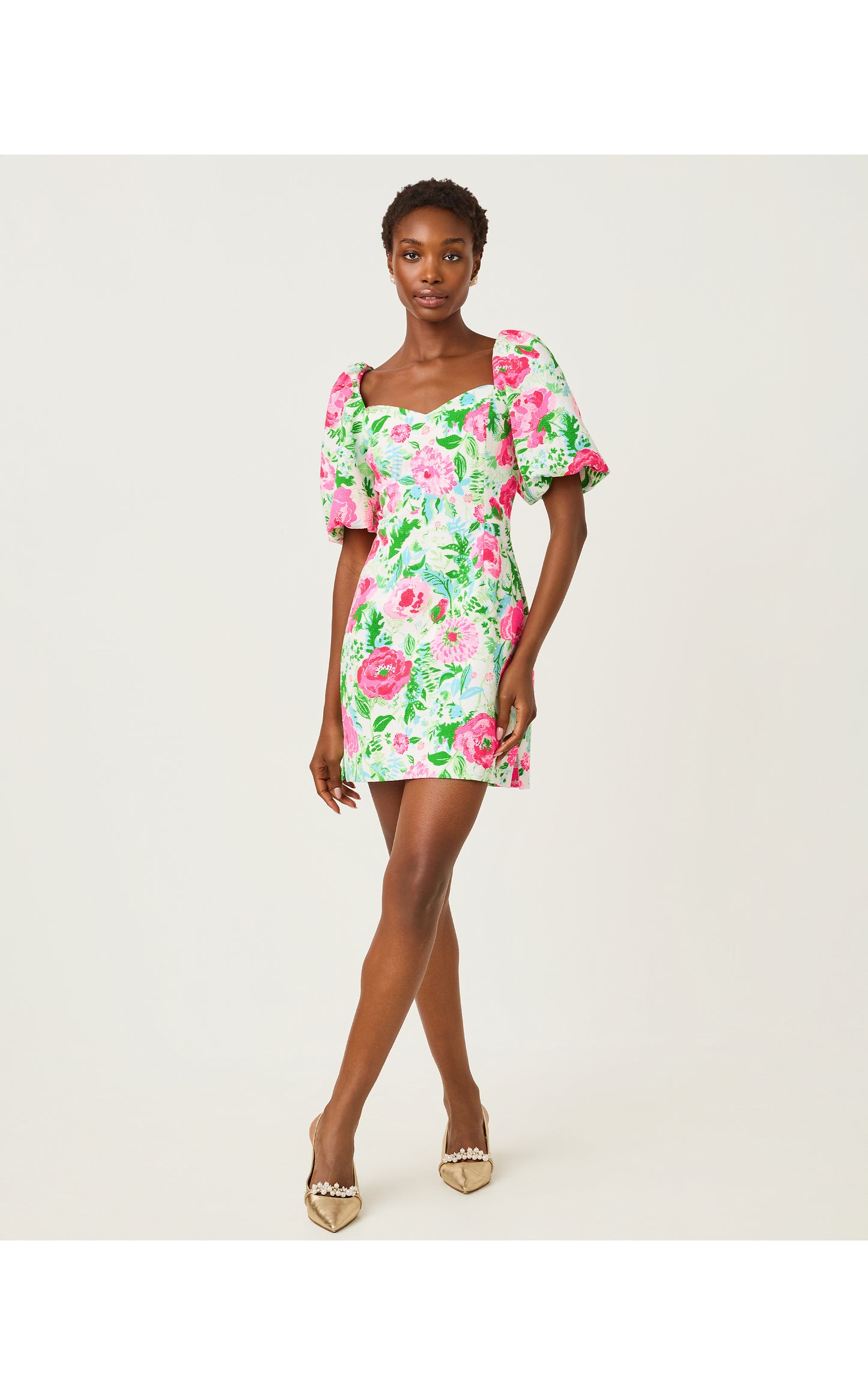 Justina Skirted Romper Poppy Party