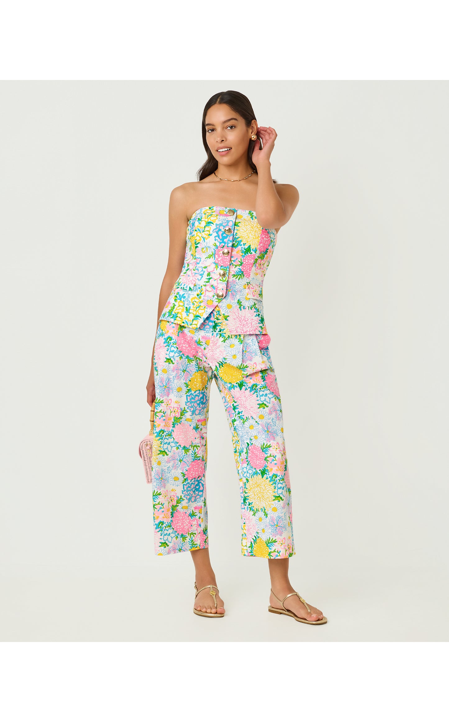 Mandalay Crop Pant Lilly Garden