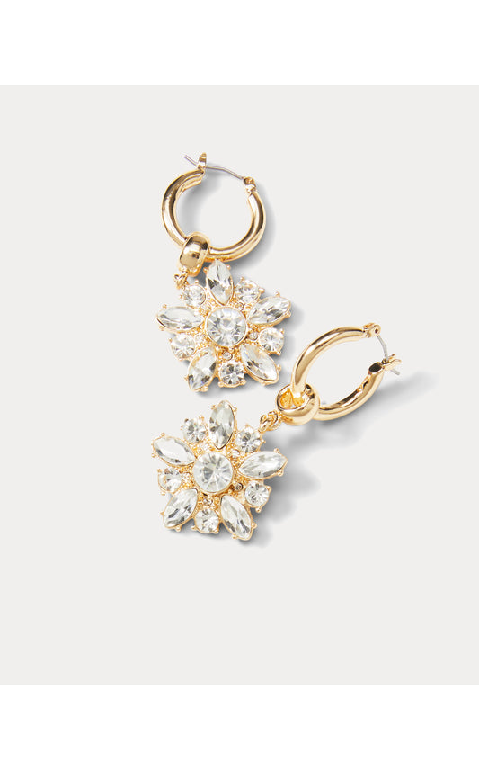 Party Charm Hoop Earrings