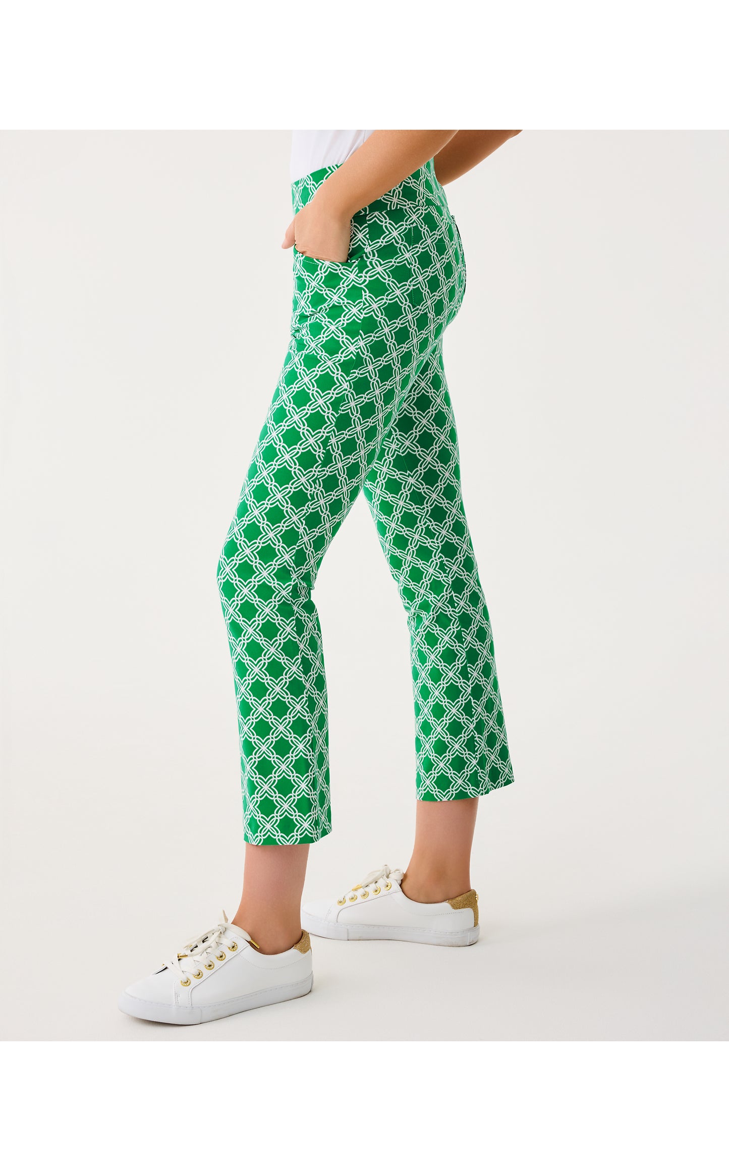 Corso Kick Flare Pant UPF 50+ Bamboo Green