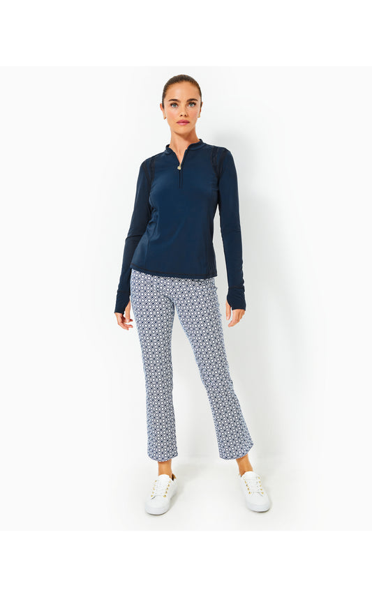 Corso Kick Flare Pant UPF 50+ Low Tide Navy Butterfly Pattern