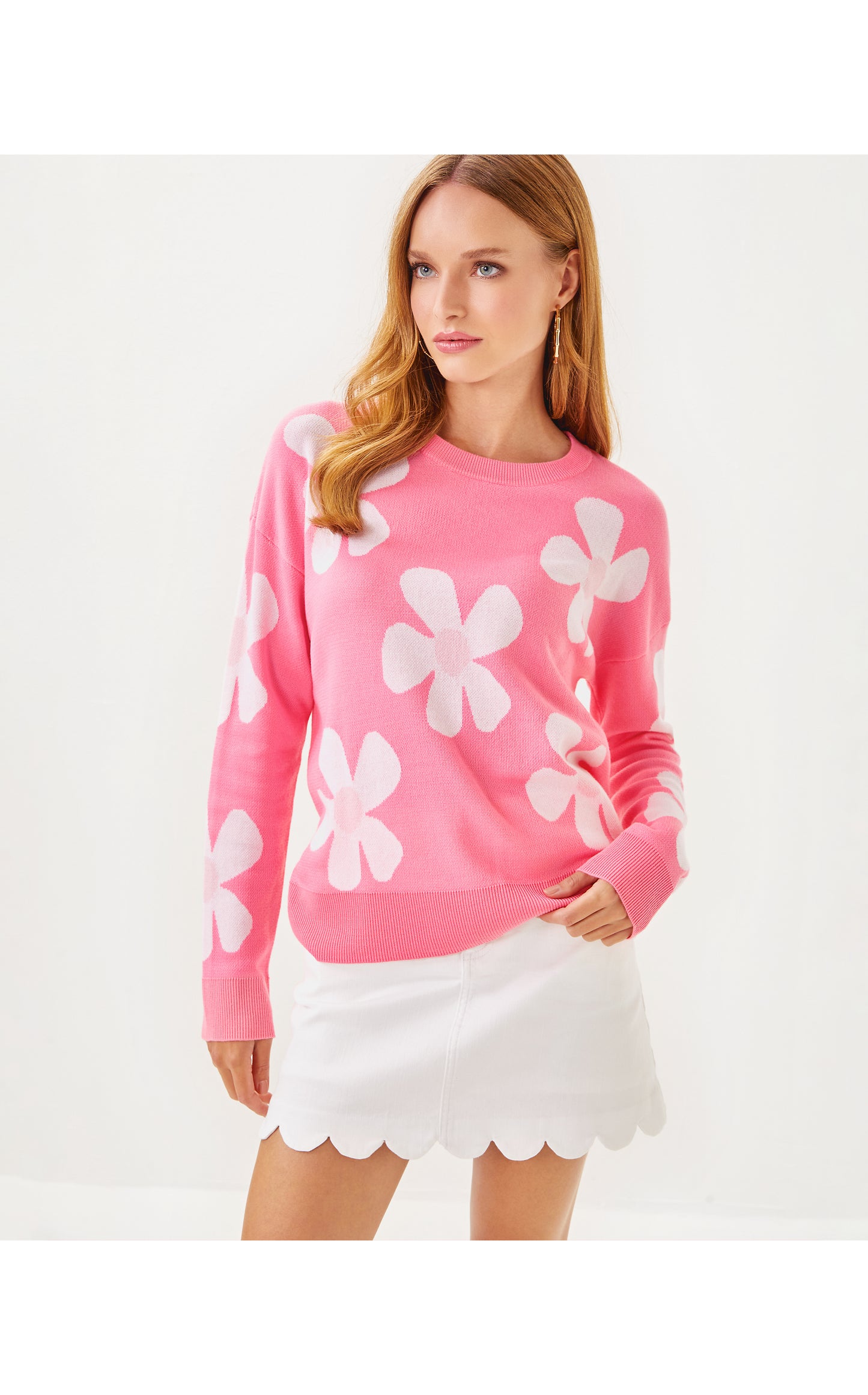 Tensley Sweater Bloom Flower