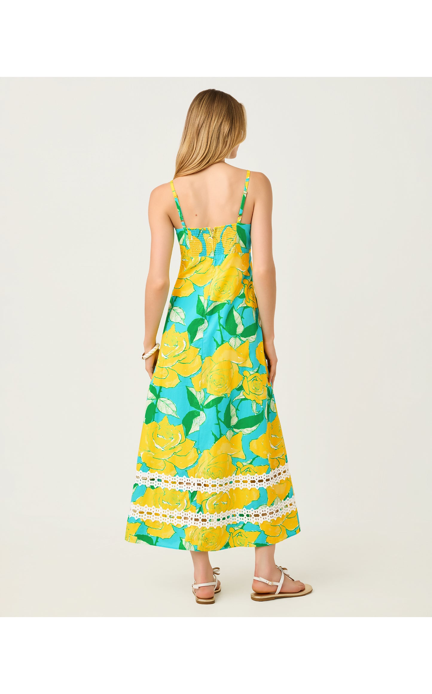 Haliey Midi Dress Rose Bud