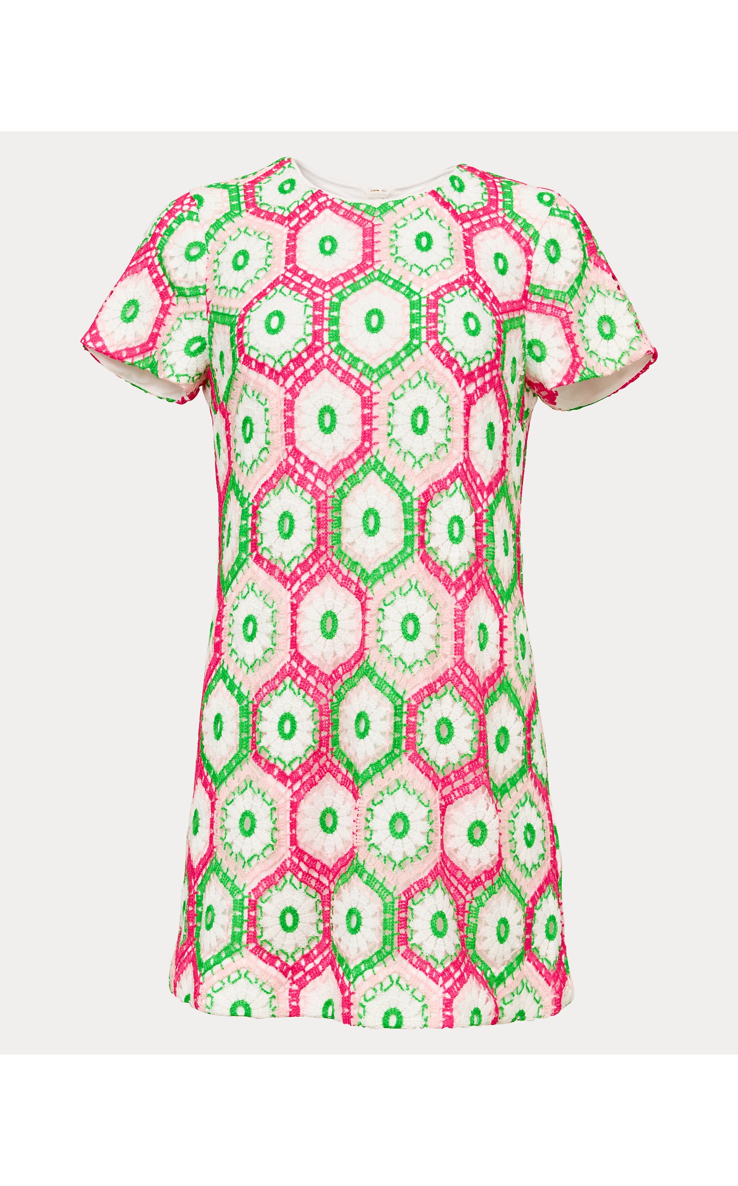 Leyla Shift Cherry Blossom Crochet