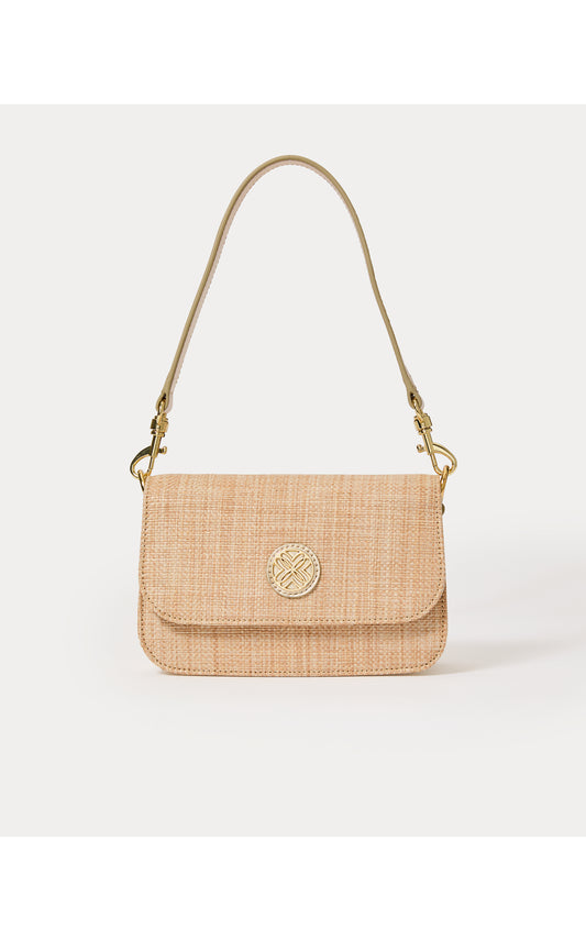 Paley Straw Shoulder Bag