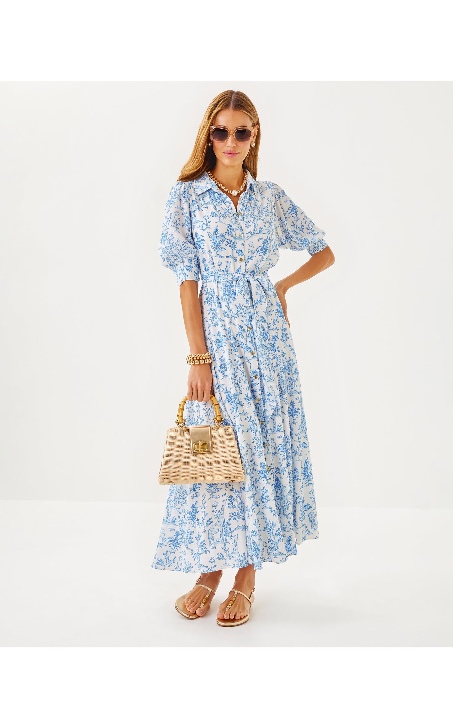 Larkyn Midi Shirtdress Tall Tales