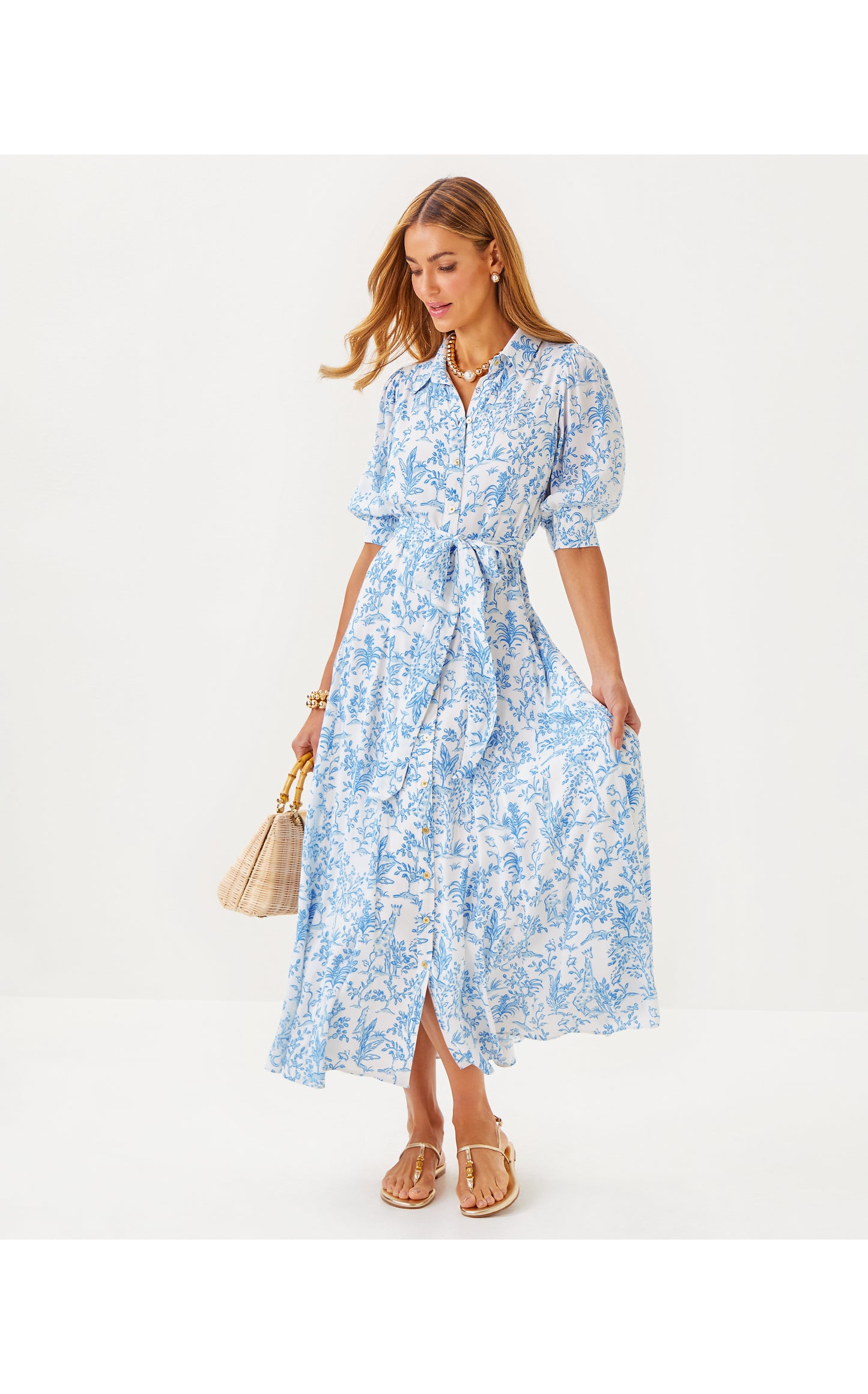 Larkyn Midi Shirtdress Tall Tales