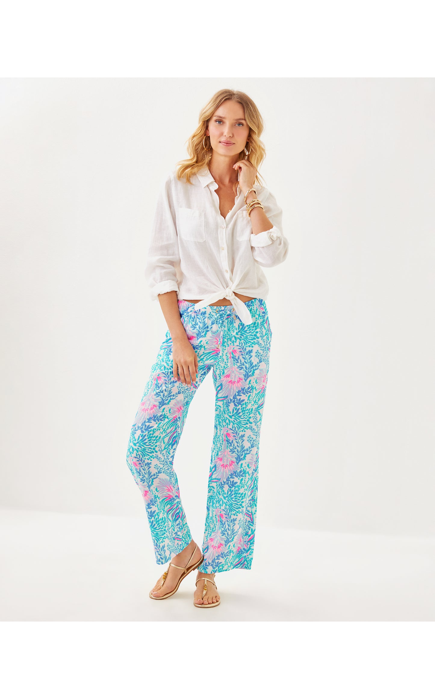 Brawley Linen Pant Via Del Mar