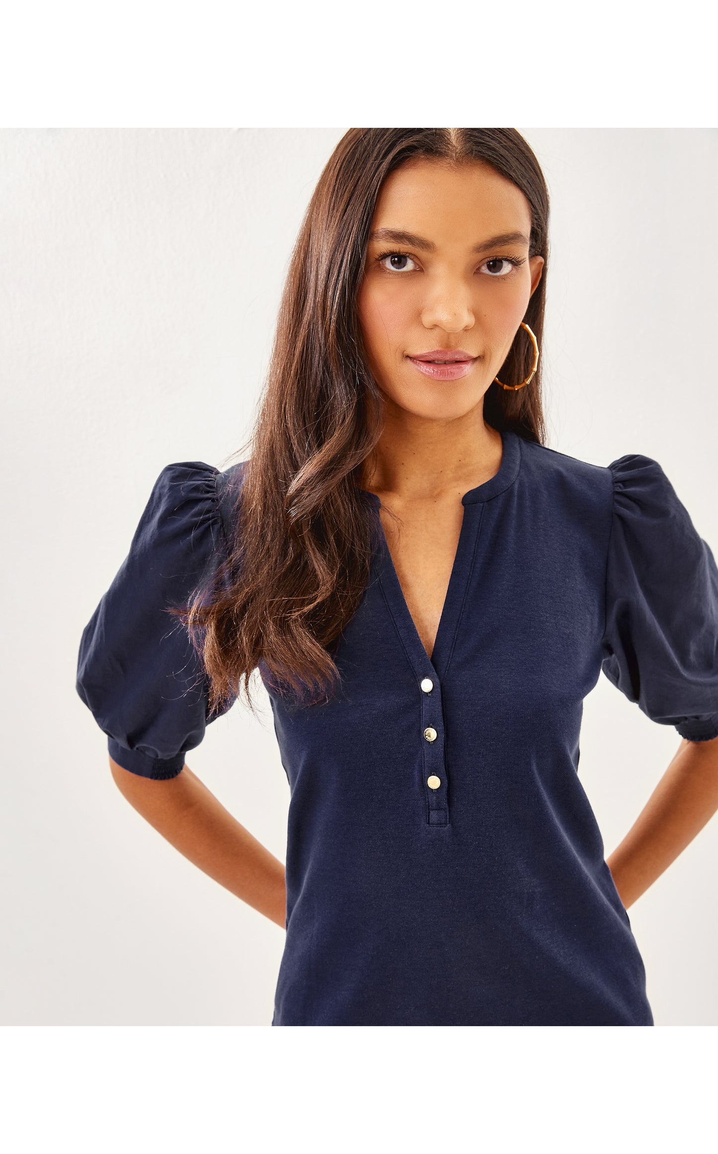 Ronson Knit Top Low Tide Navy